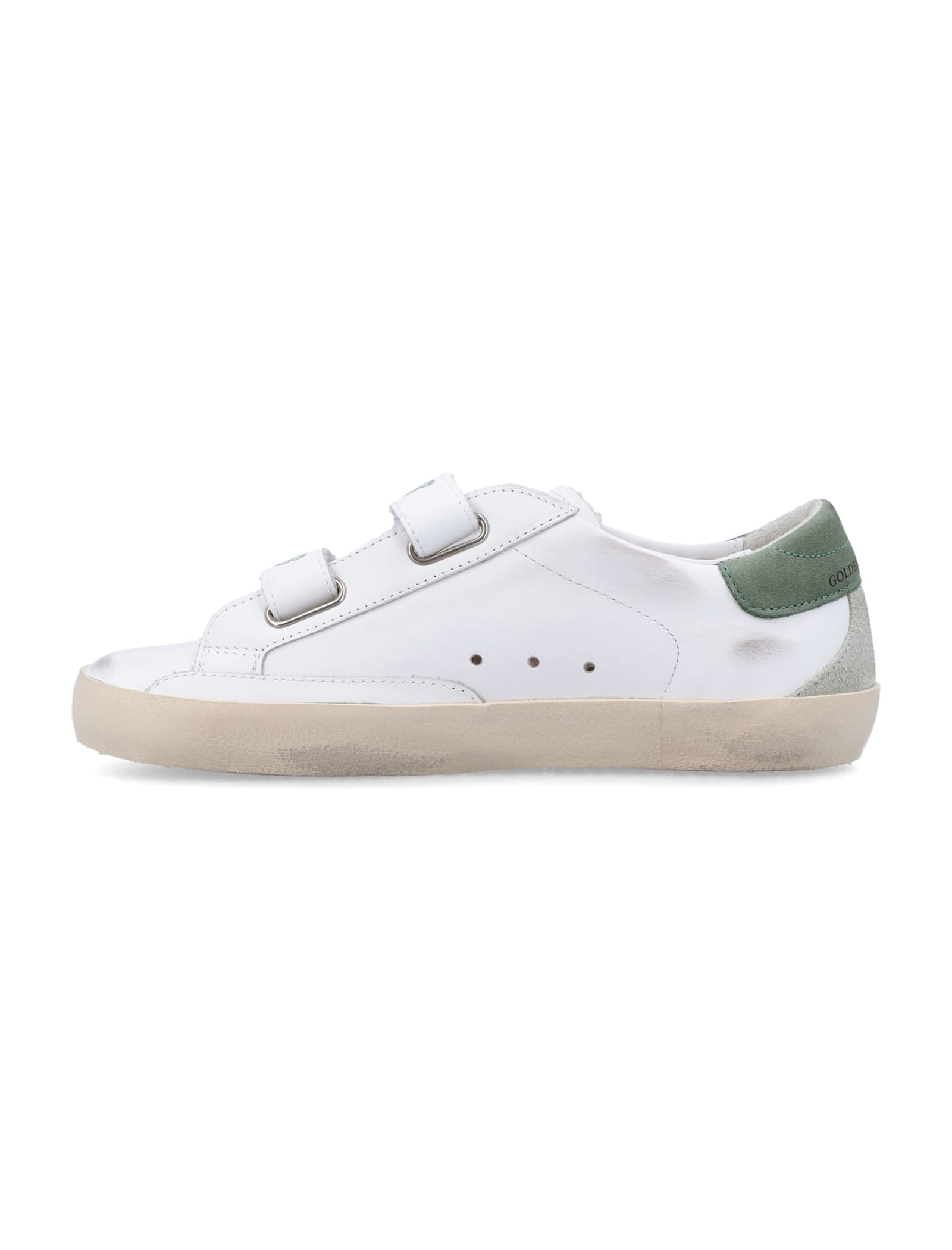 Golden Goose Kid- Old School Sneakers In White/ice