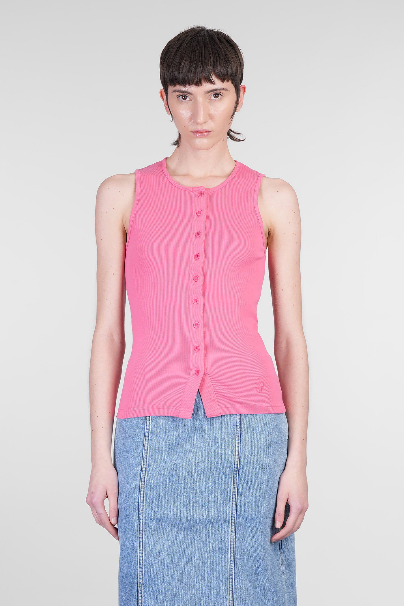 J.W. Anderson J. W. Anderson Topwear In Rose-pink Cotton
