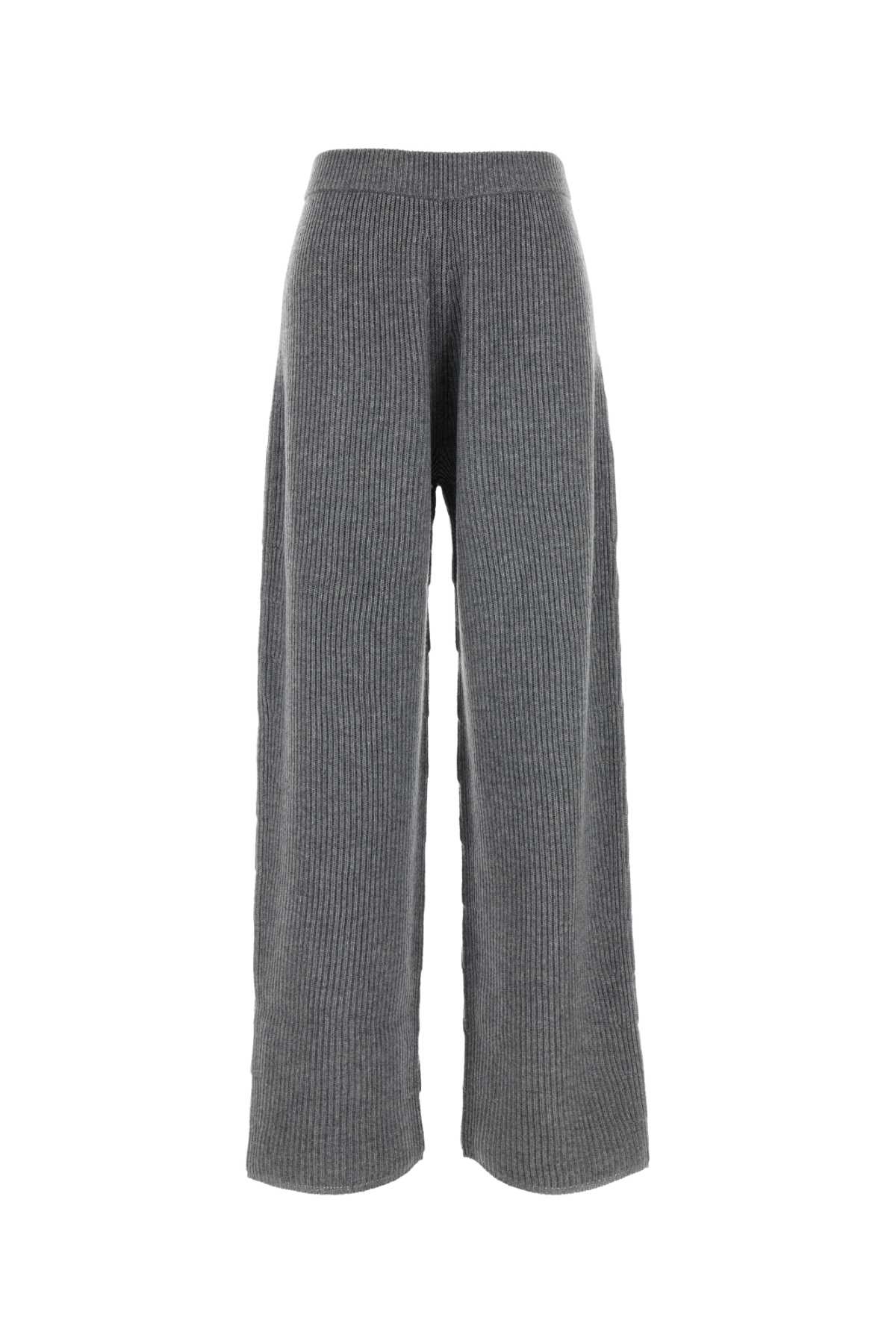 Sportmax Grey Wool Blend Sella Pant In Gray