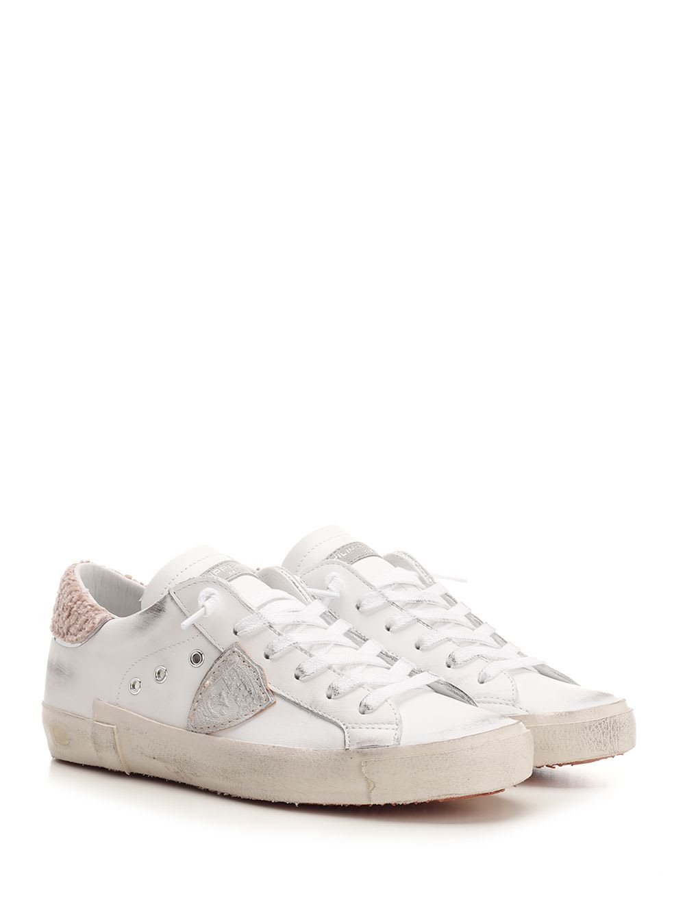 Shop Philippe Model Paris Sneakers In White