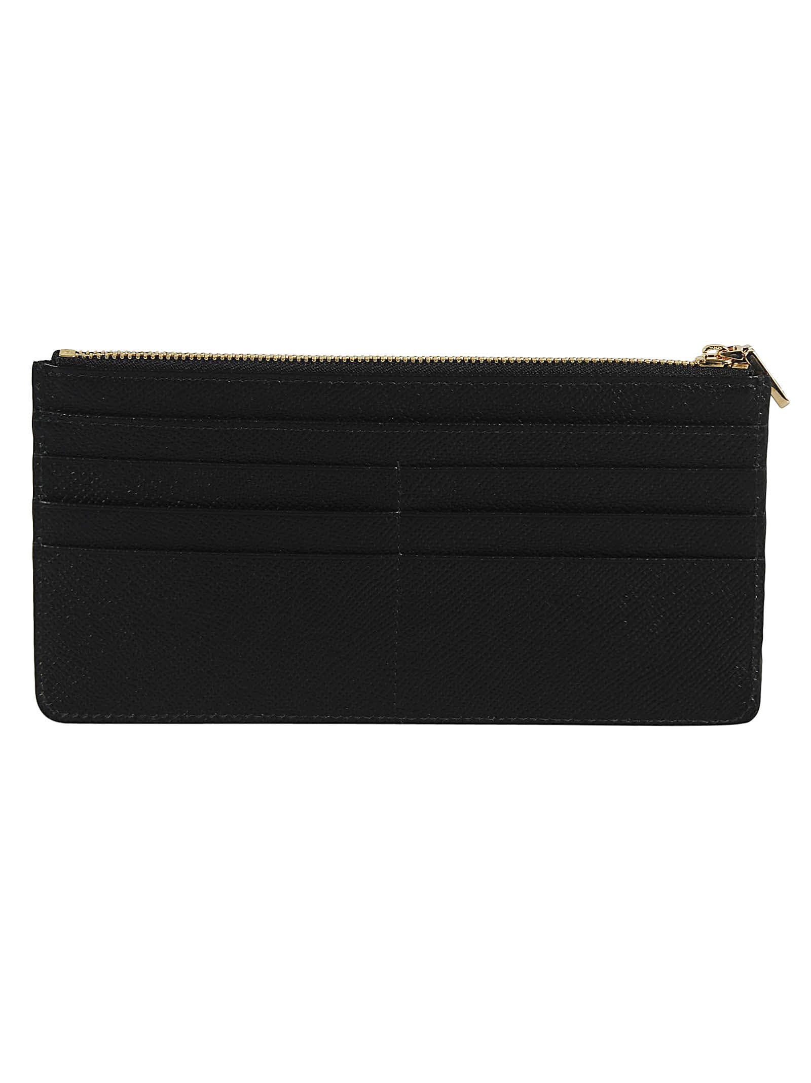 Shop Dolce & Gabbana Logo Zipped Clutch In Black