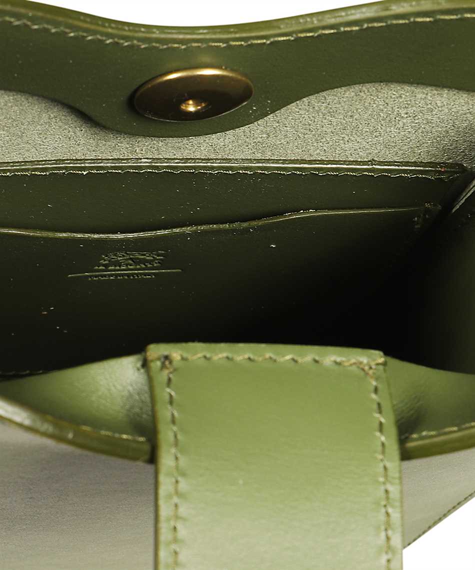 Il Bisonte Leather Crossbody Bag In Green