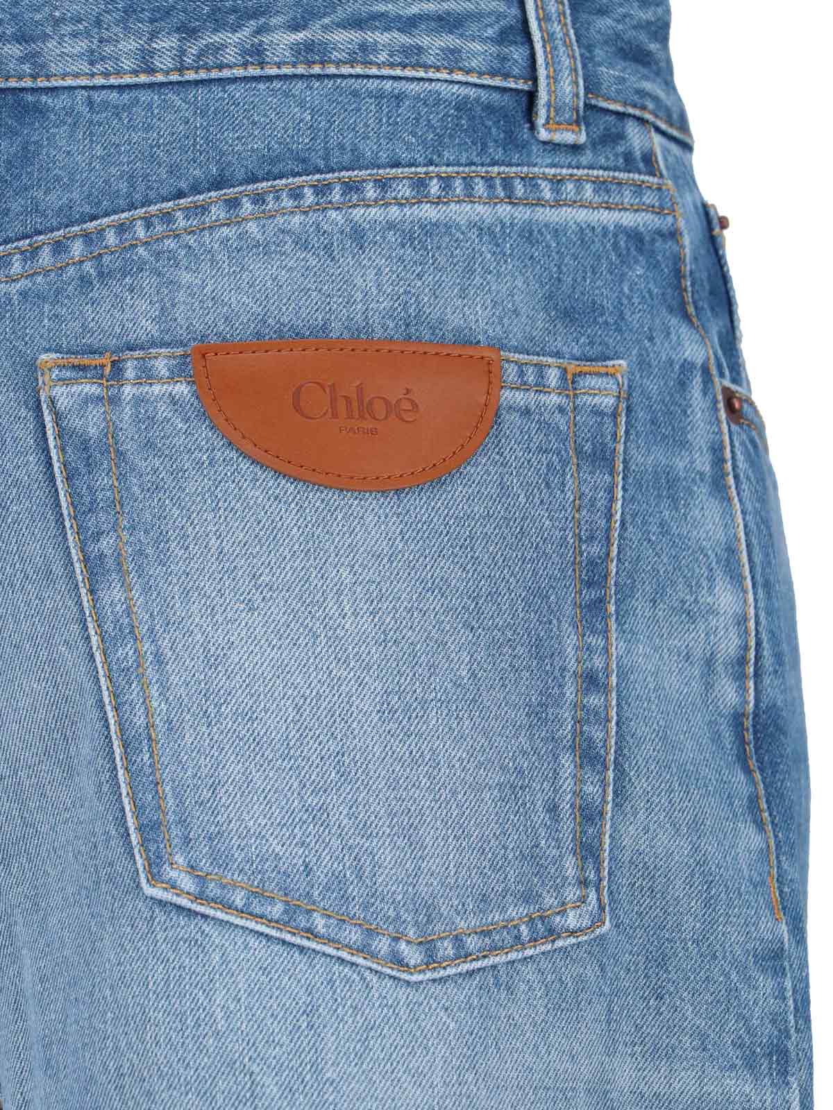 Chloé Flared Jeans In Blue