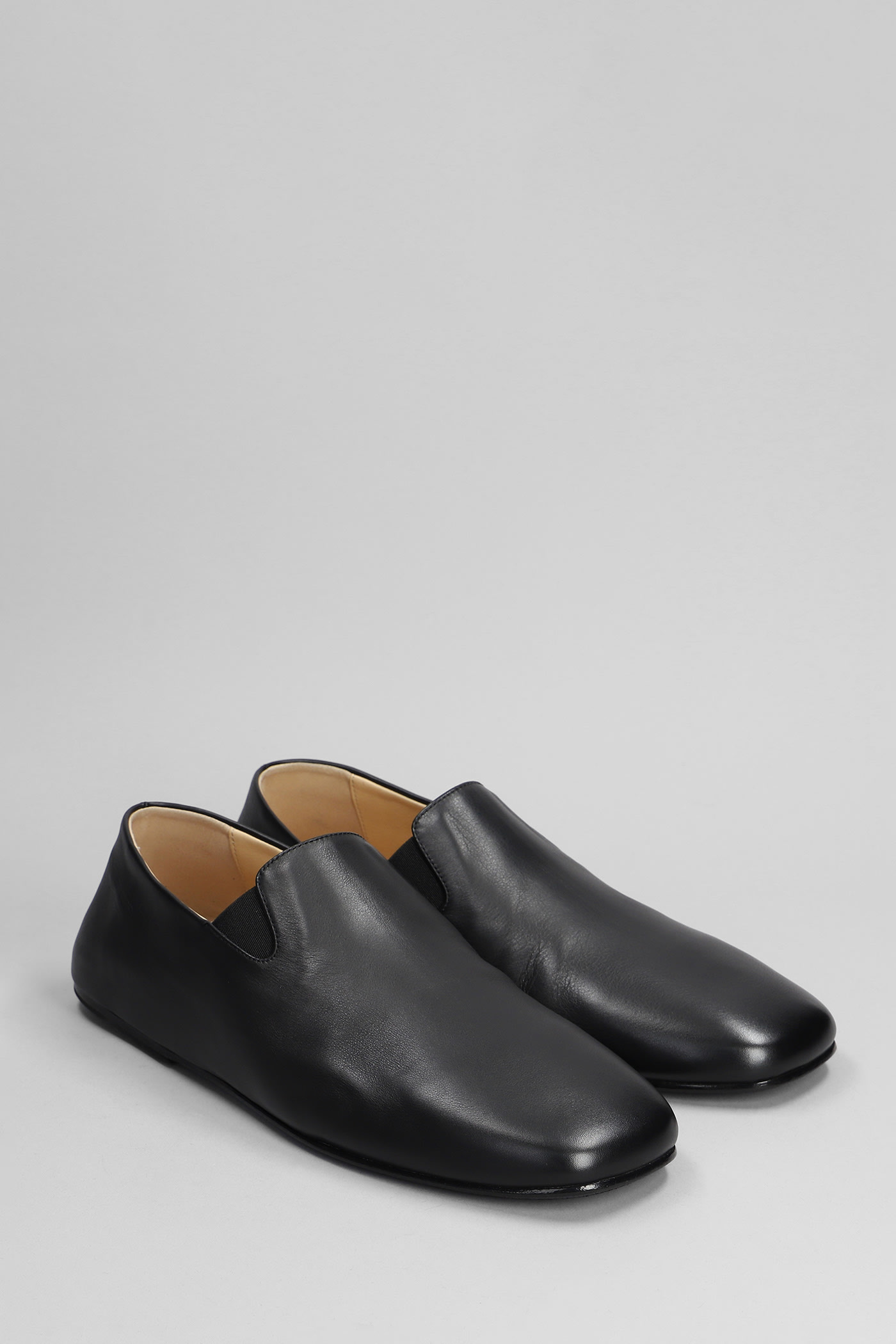 Shop Marsèll Loafers In Black Leather