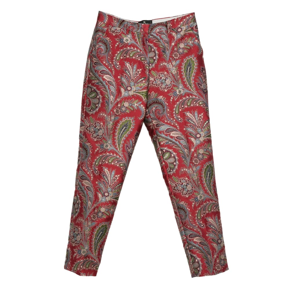 Etro Polyester Pants In Multi