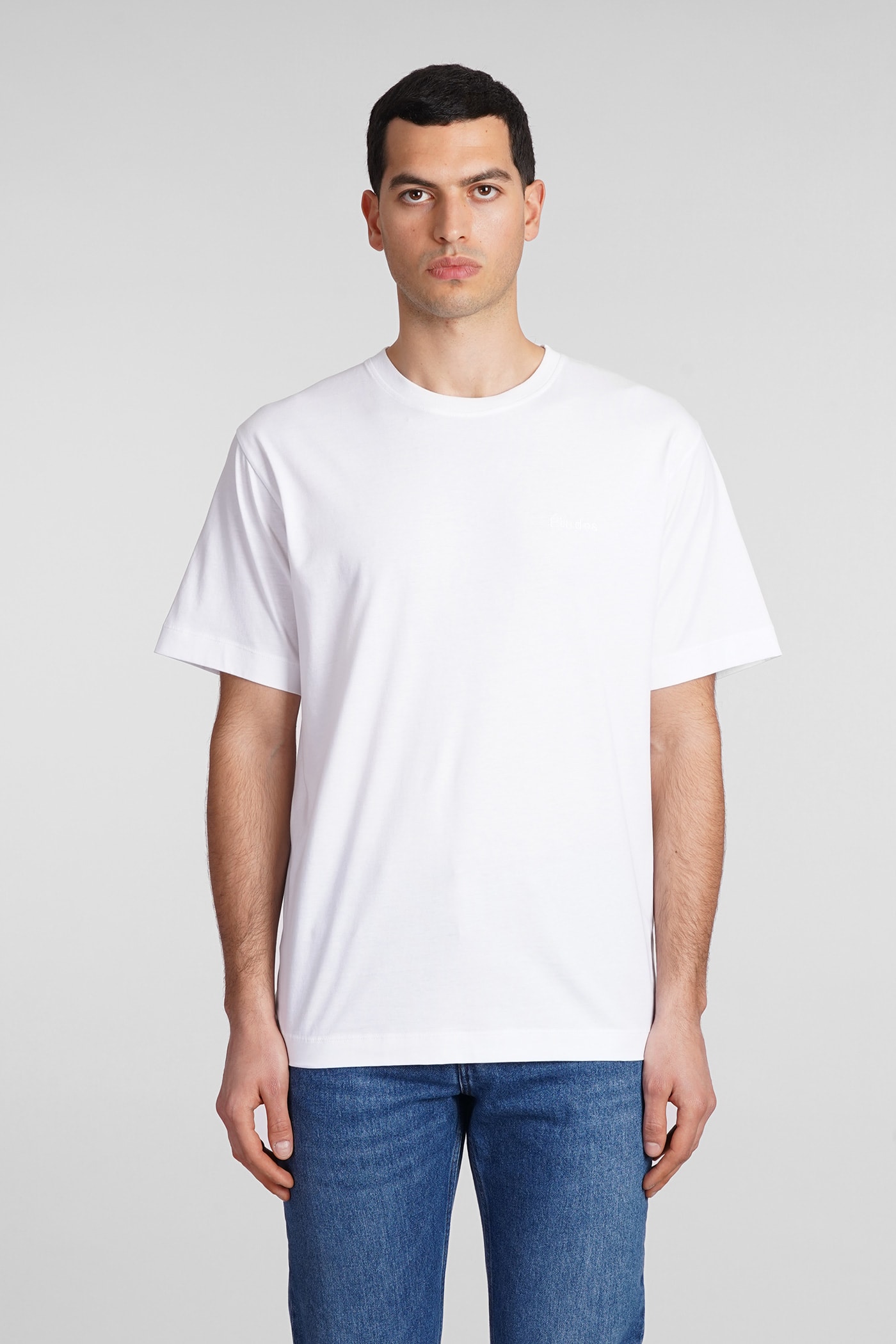 Etudes Studio T-shirt In White Cotton In Neutral