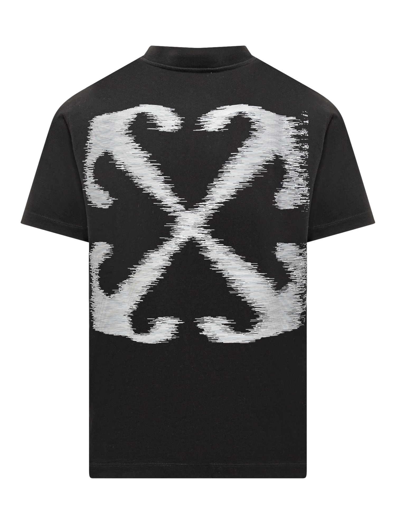 Shop Off-white Windy Arrow T-shirt In Black-white