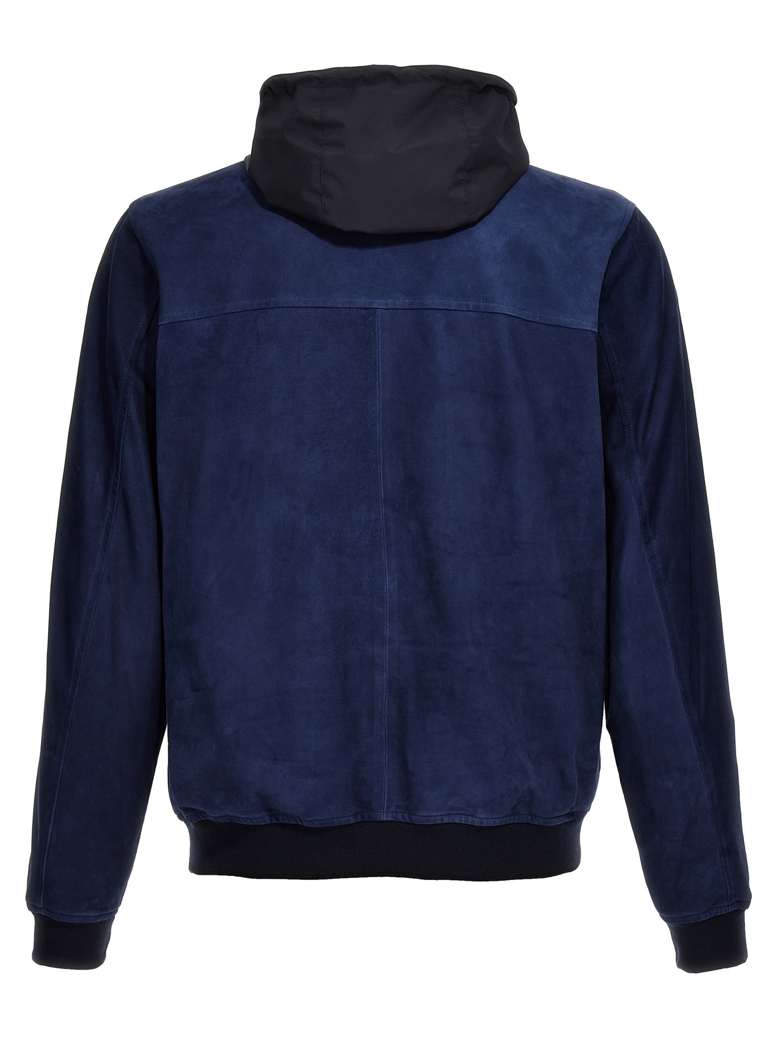 Shop Moorer Darren-ur Jacket In Blue