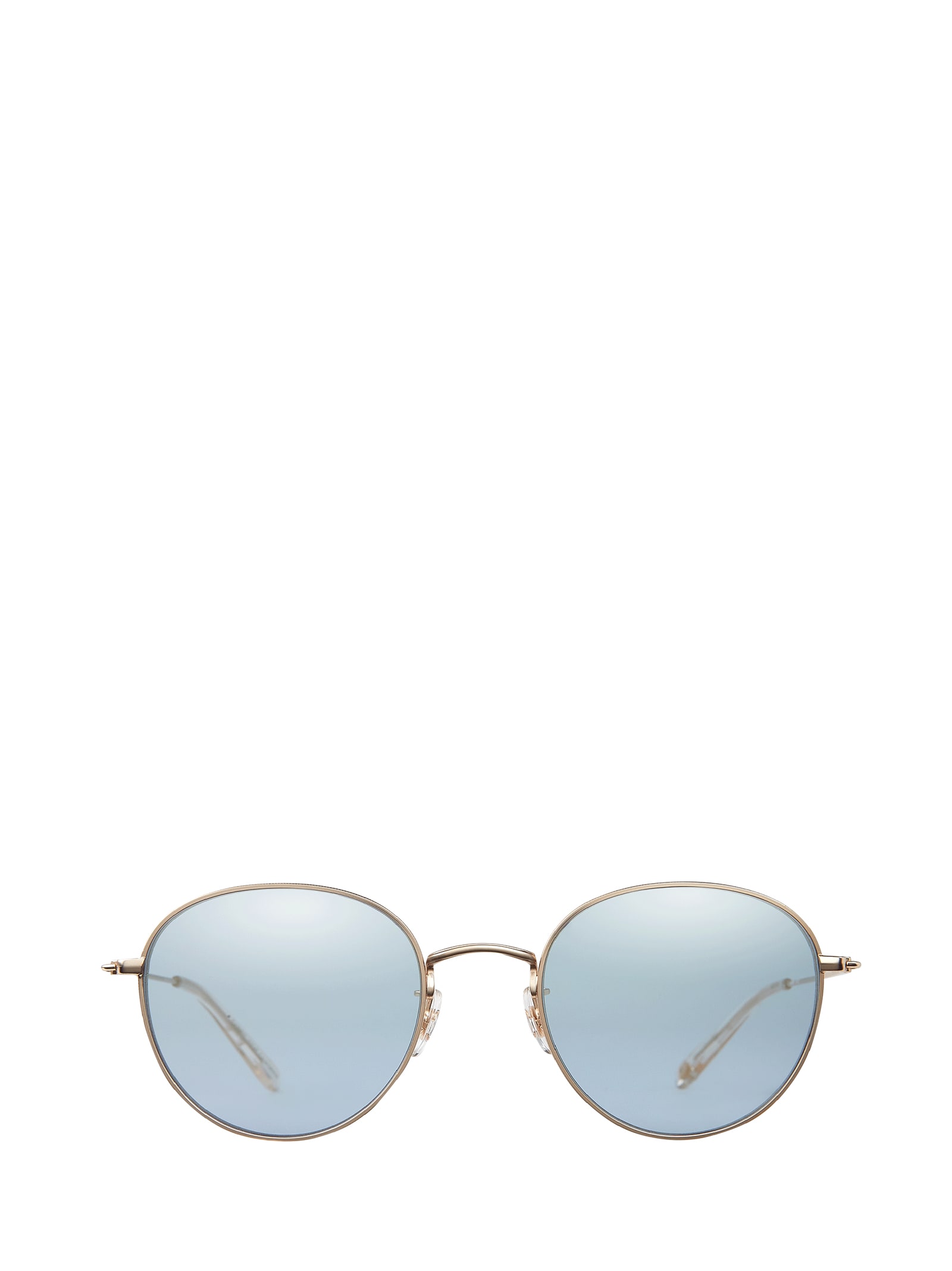 Garrett Leight Paloma M Sun Matte Gold-prosecco/semi-flat Sky Layered Mirror Sunglasses