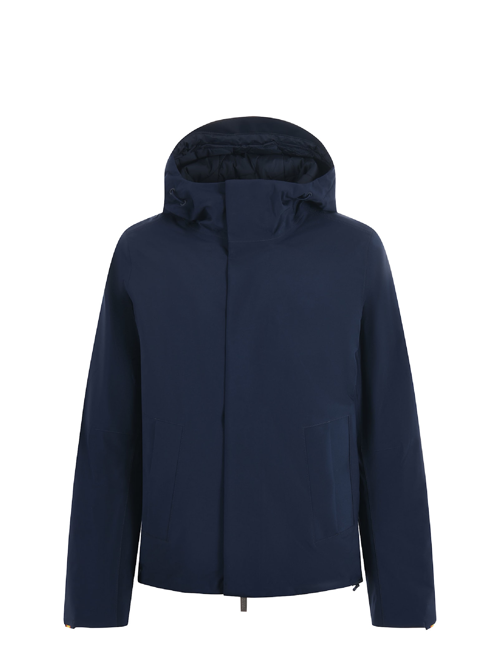 Shop K-way 3-layer Nylon Jacket In Blue