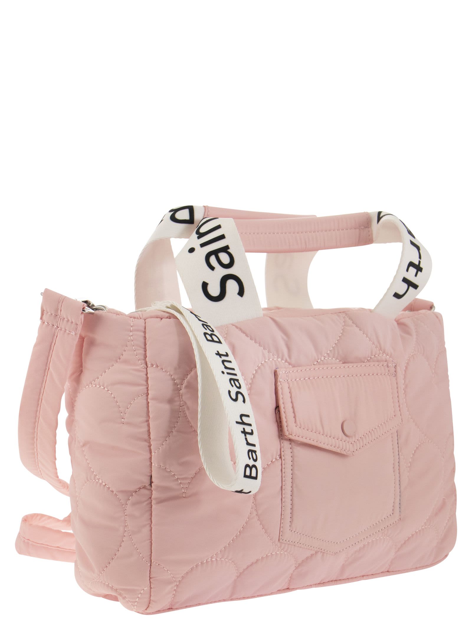 Shop Mc2 Saint Barth Puffer - Padded Hand Bag In Pink
