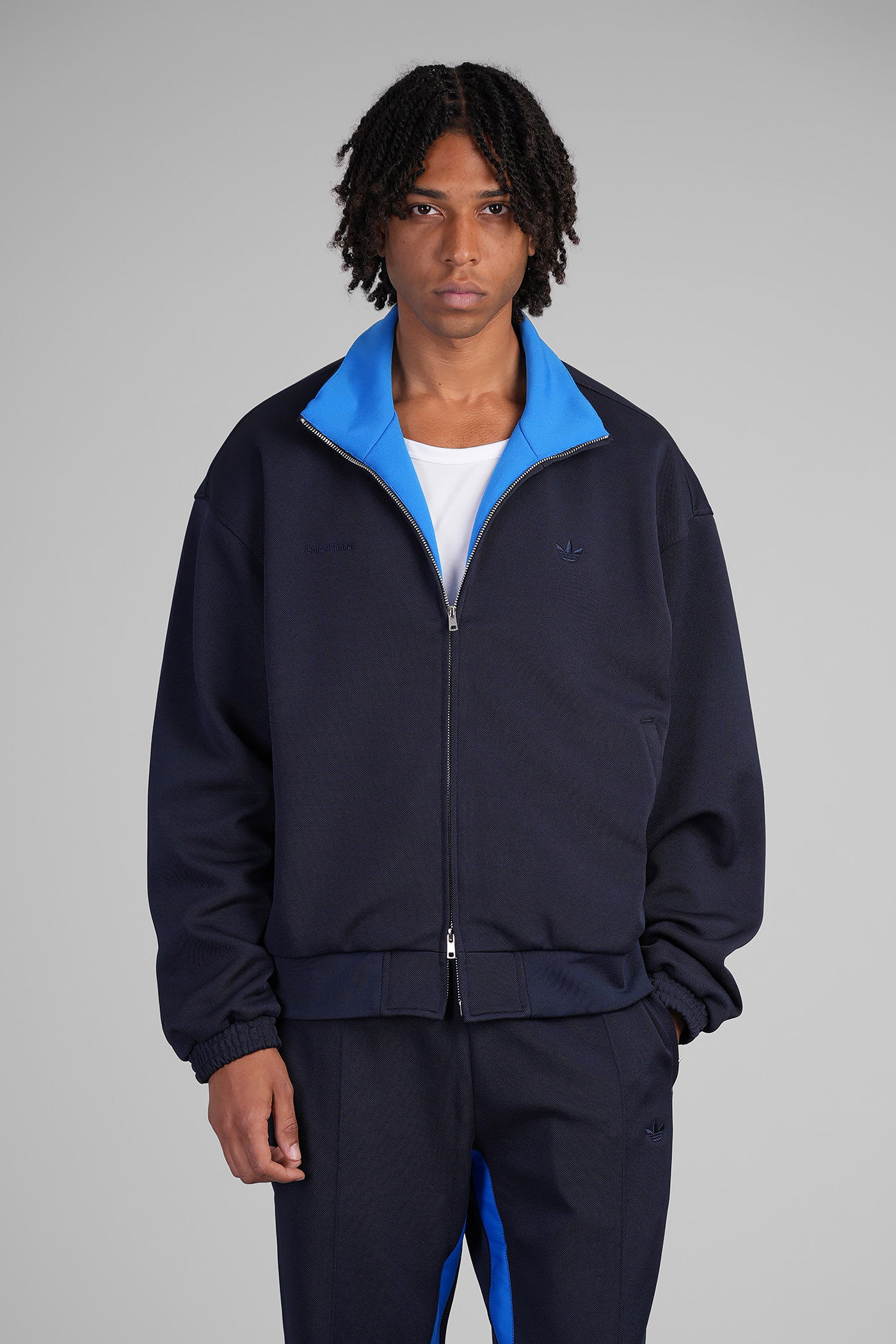 Adidas Originals Wales Bonner Track Jacket Sweatshirts Blue In Blue