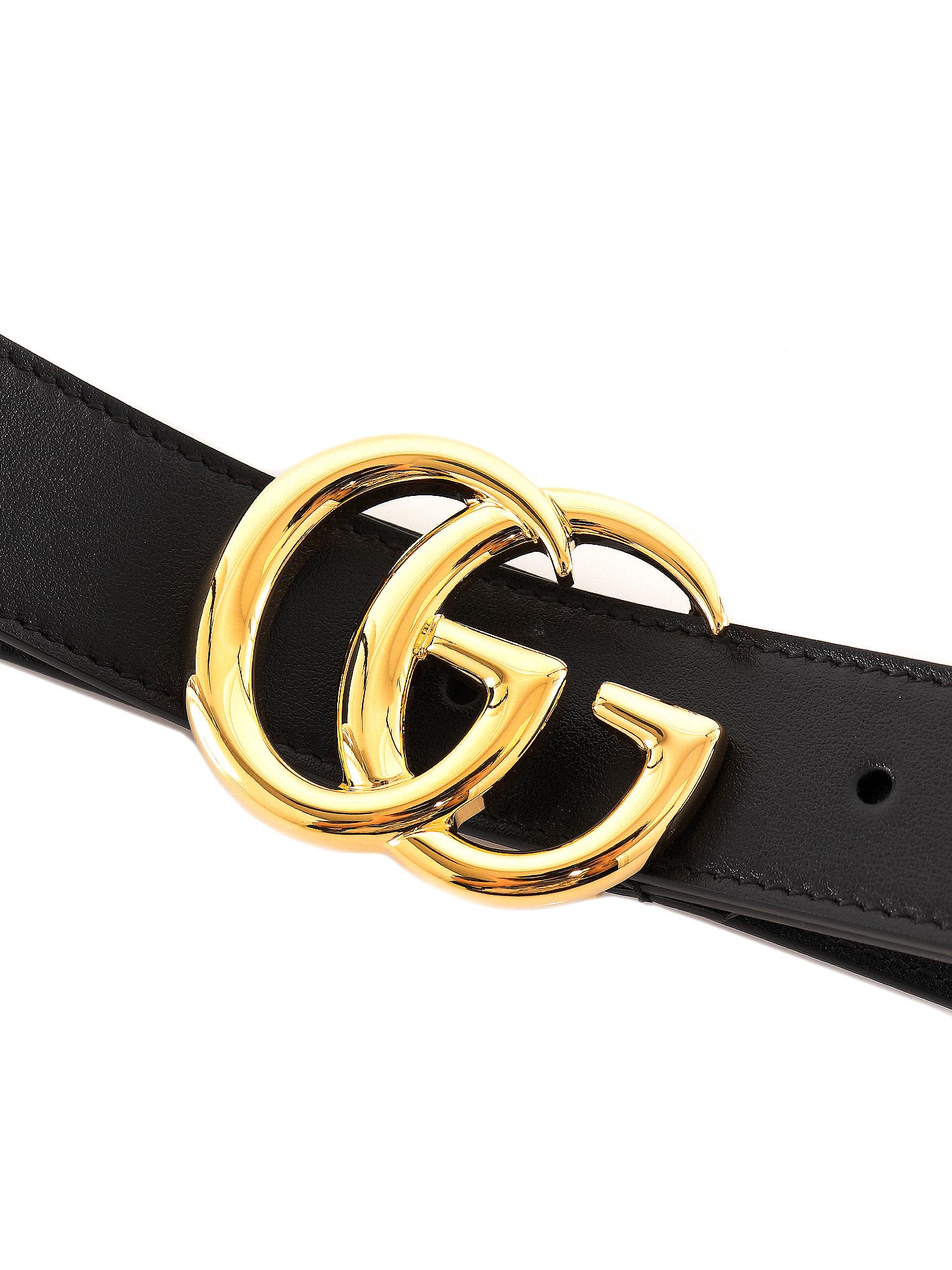 Gucci Gg Marmont Belt In Black