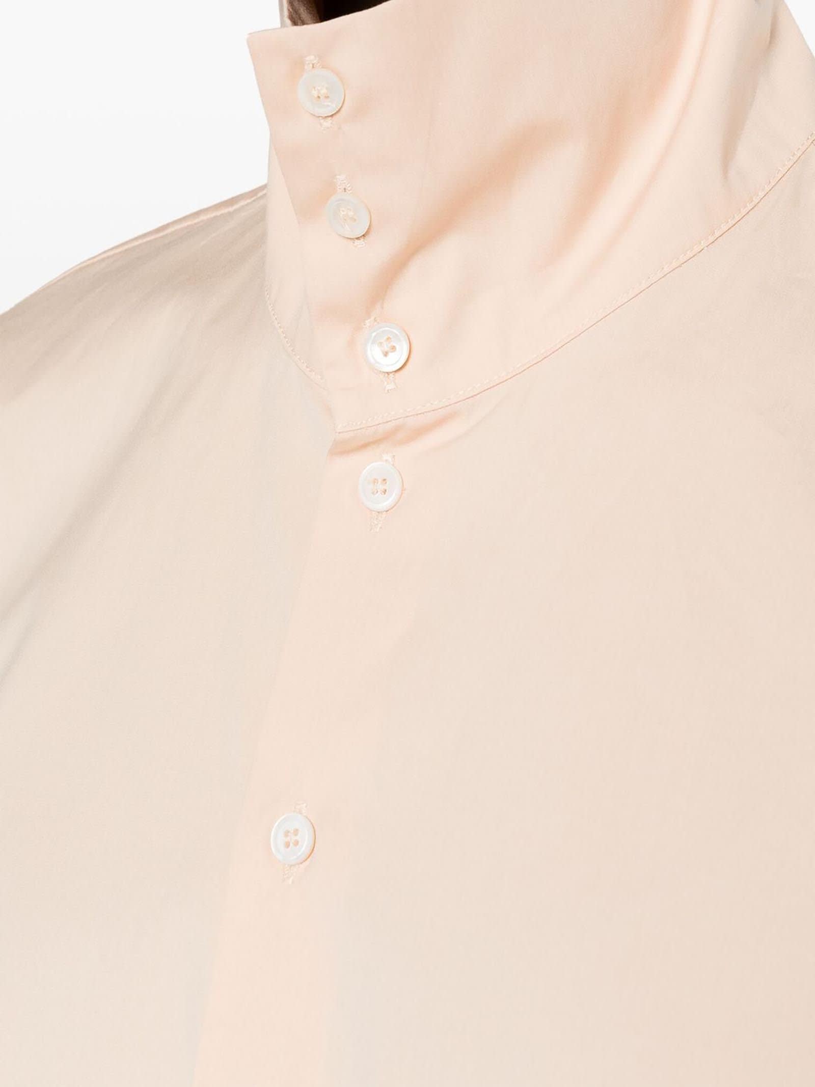 Shop Fabiana Filippi Pink Cotton Shirt