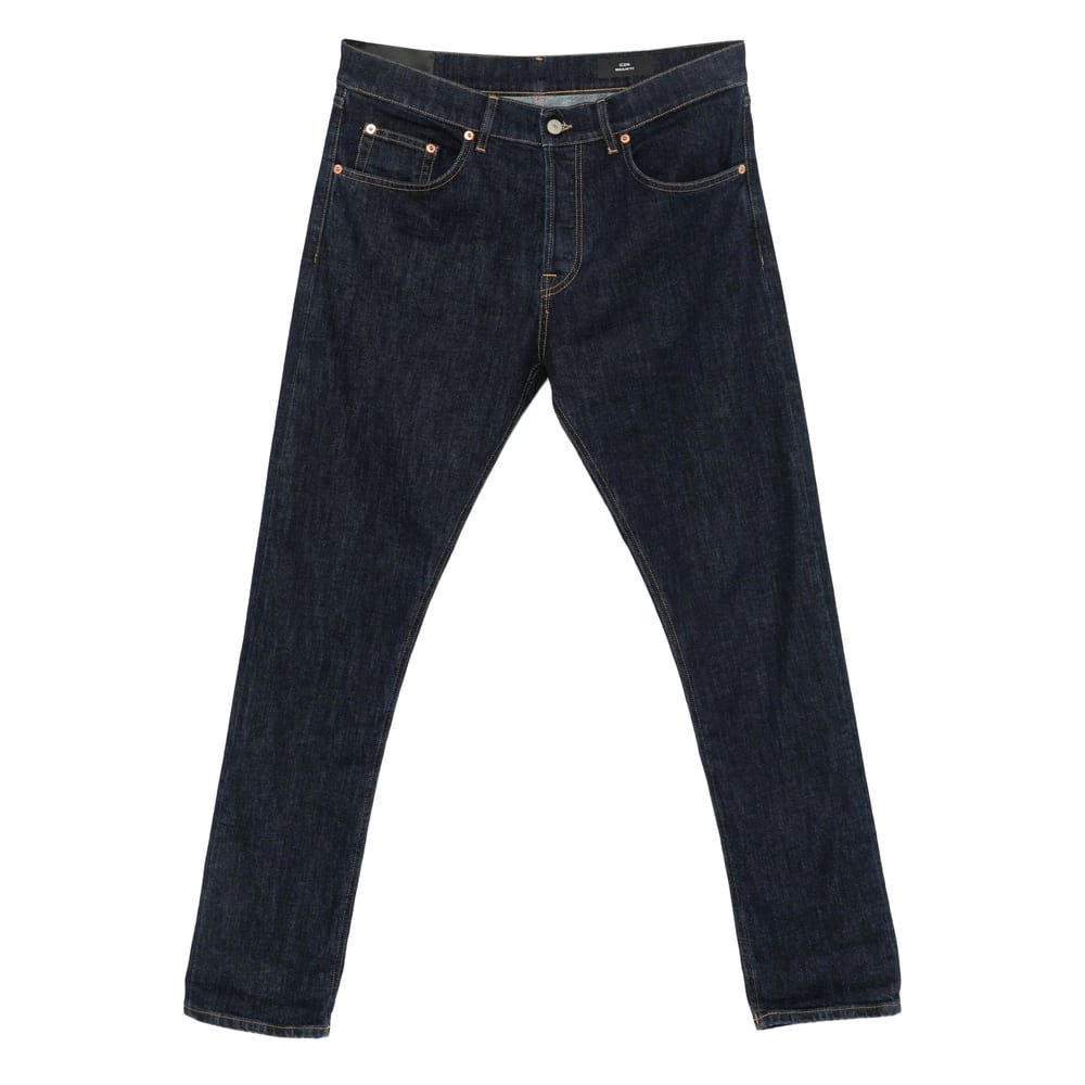Dondup 'icon' Regular-fit Blue Jeans In Blue
