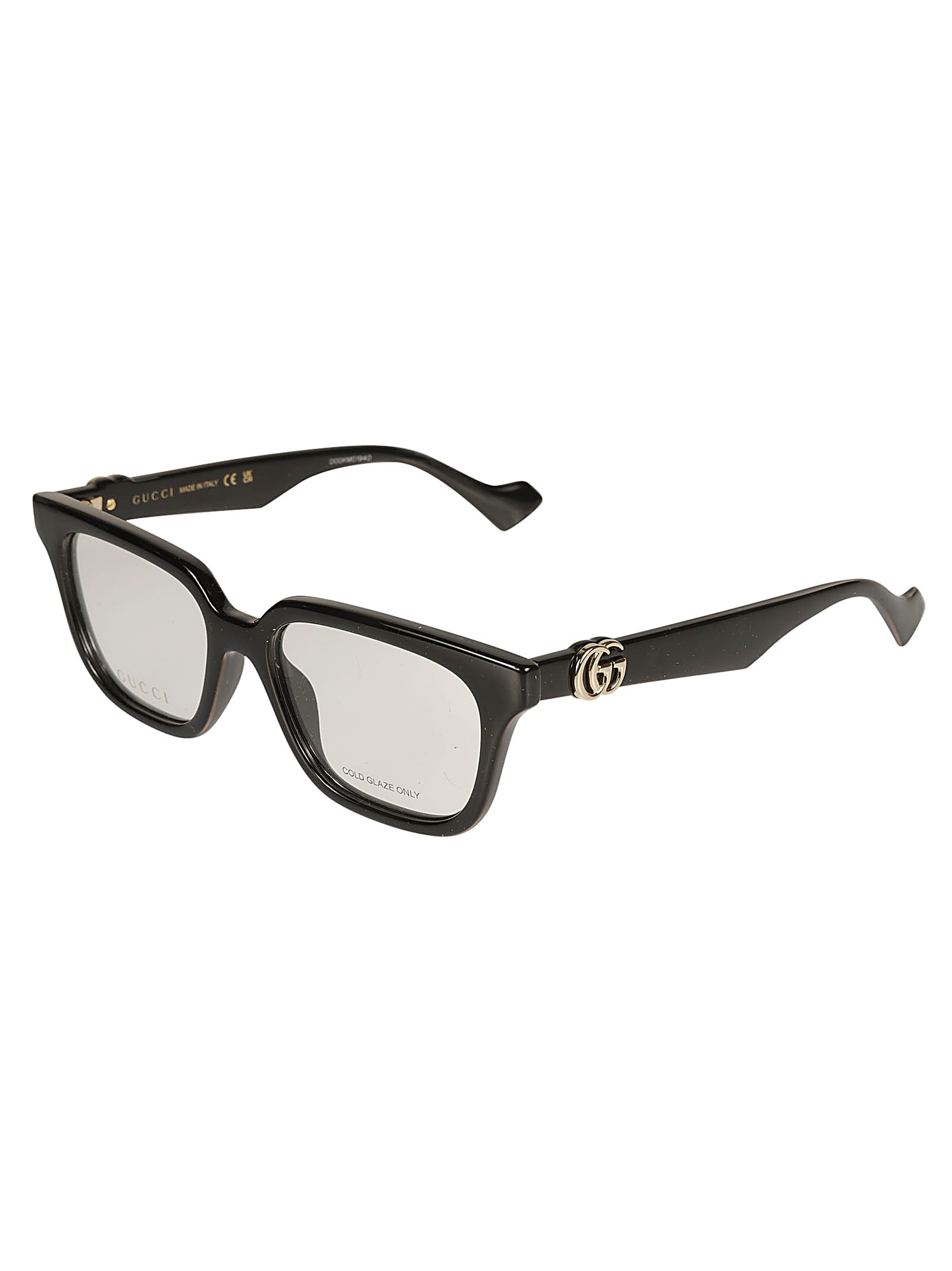 Gucci Square Logo Lens Frame In Black