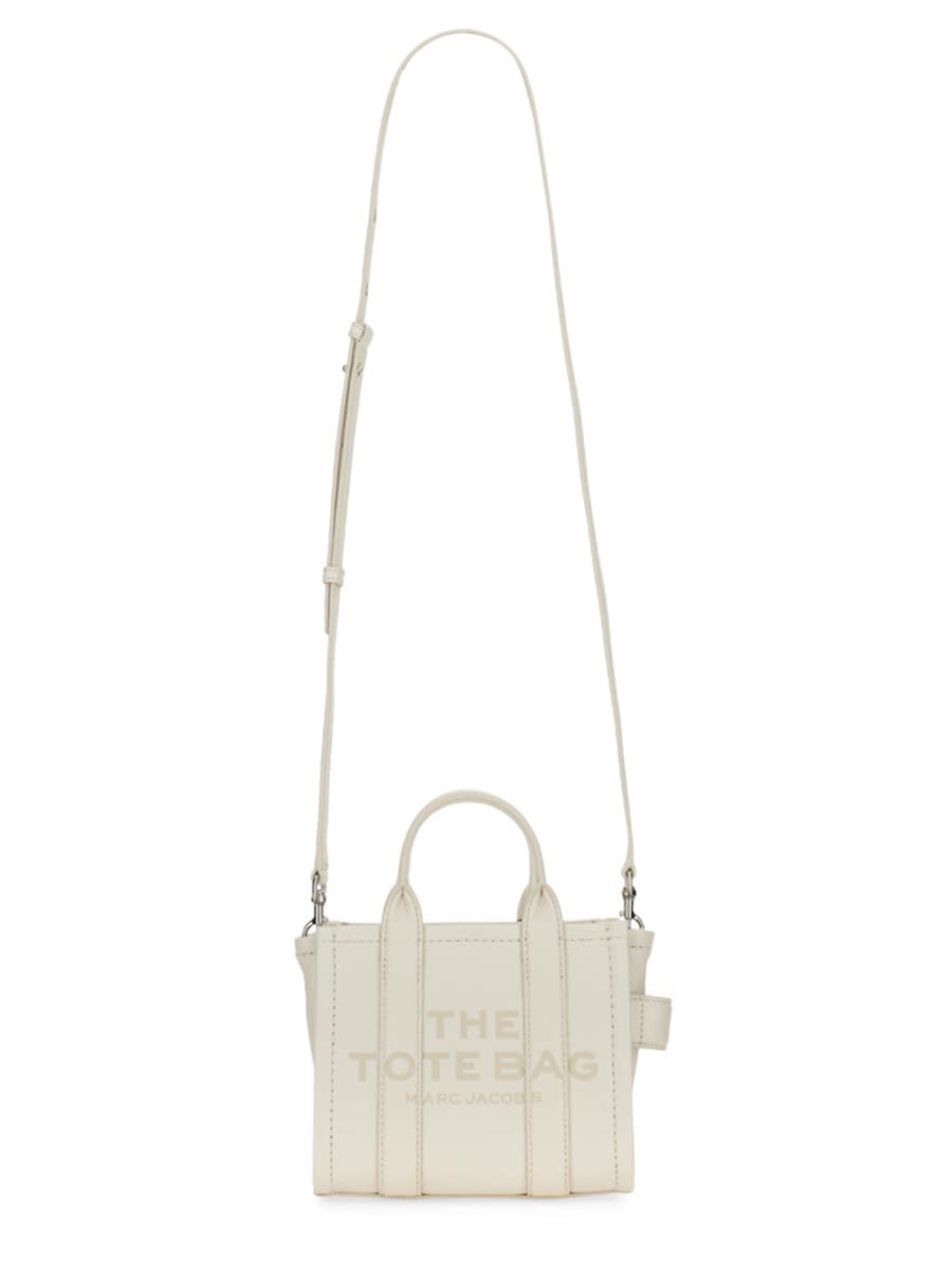 Shop Marc Jacobs The Tote Crossbody Bag In White