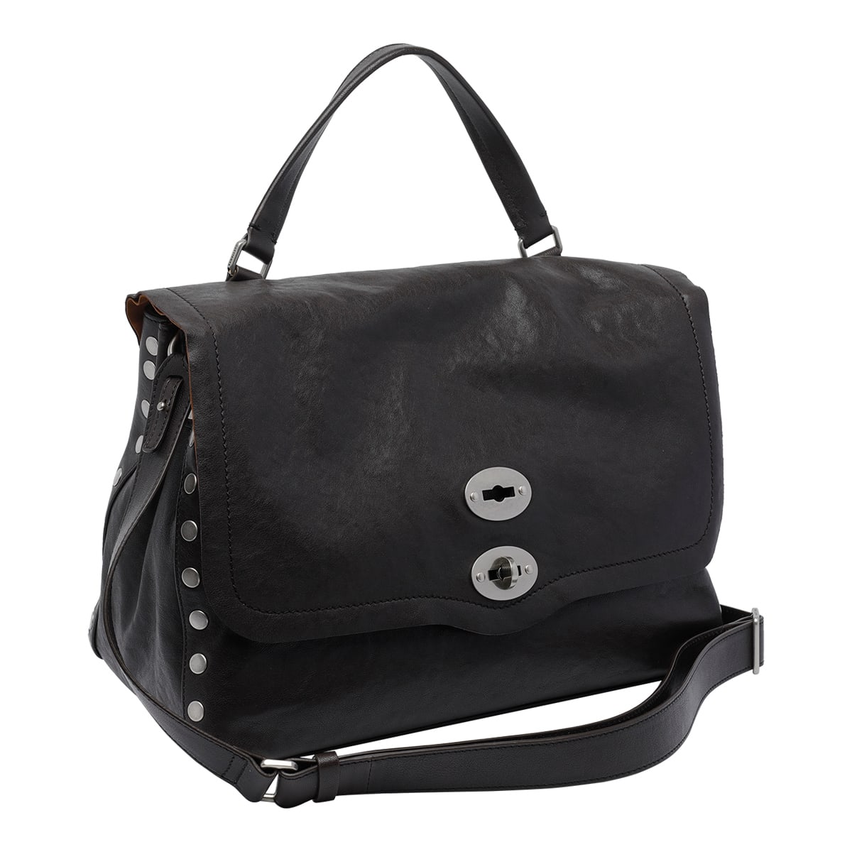 Zanellato Medium Postina Tabacco Handbag In Brown