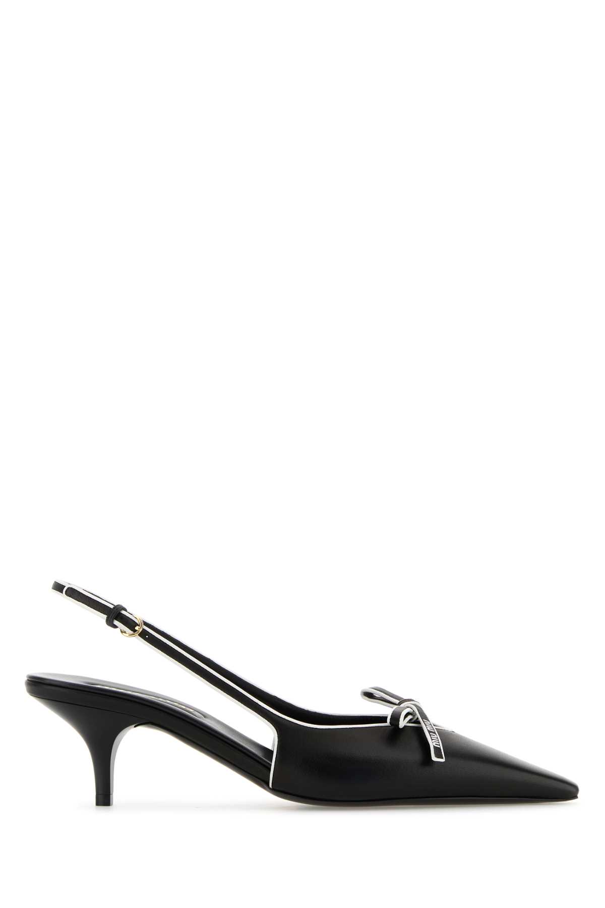 Miu Miu Black Leather Pumps