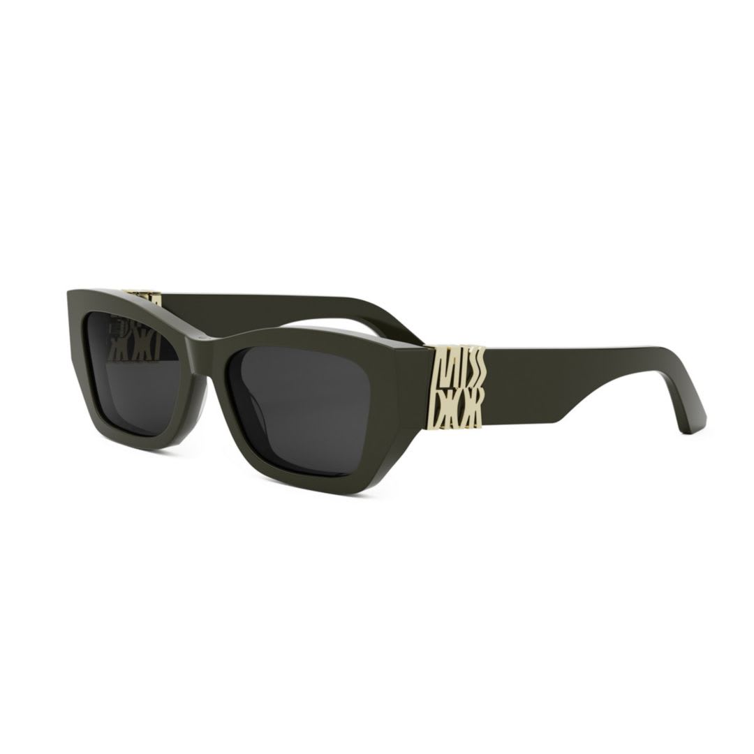 Dior Miss S1i 55mm Square Sunglasses In 98a - Green