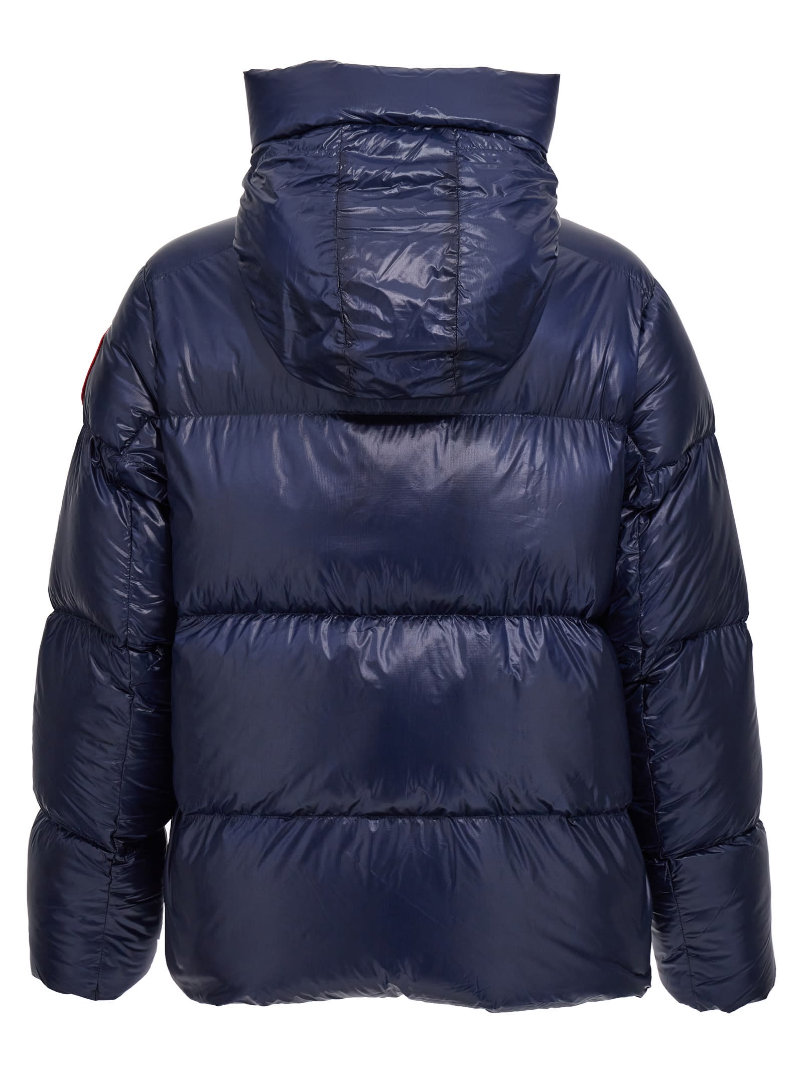 Shop Canada Goose Crofton Down Jacket In Blue