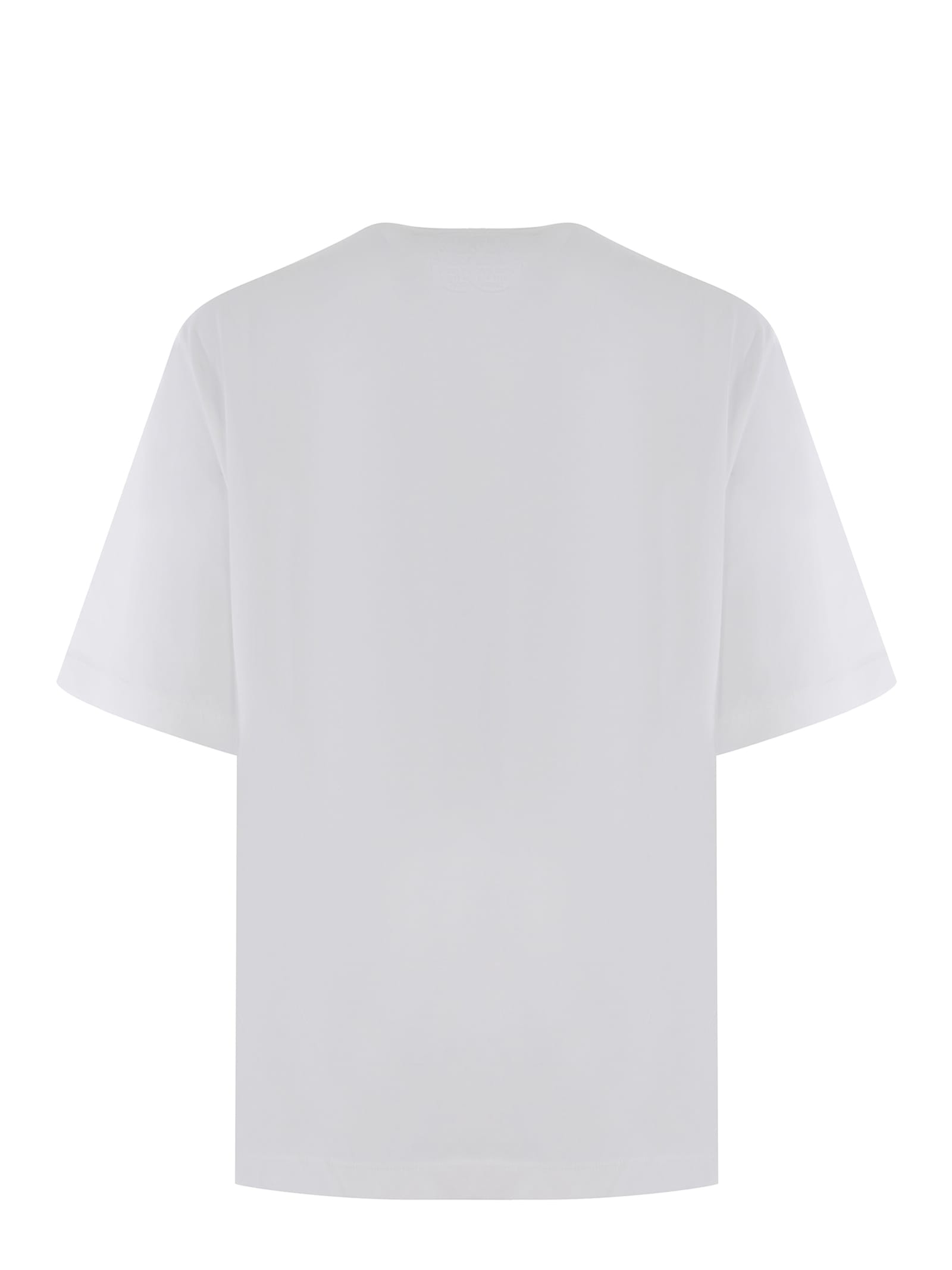 Shop Dsquared2 T-shirt  Loves You! Made Of Cotton In White