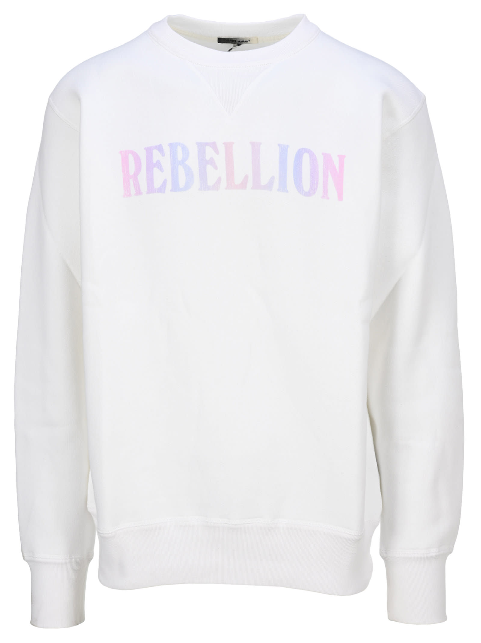 Isabel Marant Mike rebellion Sweatshirt In White ModeSens