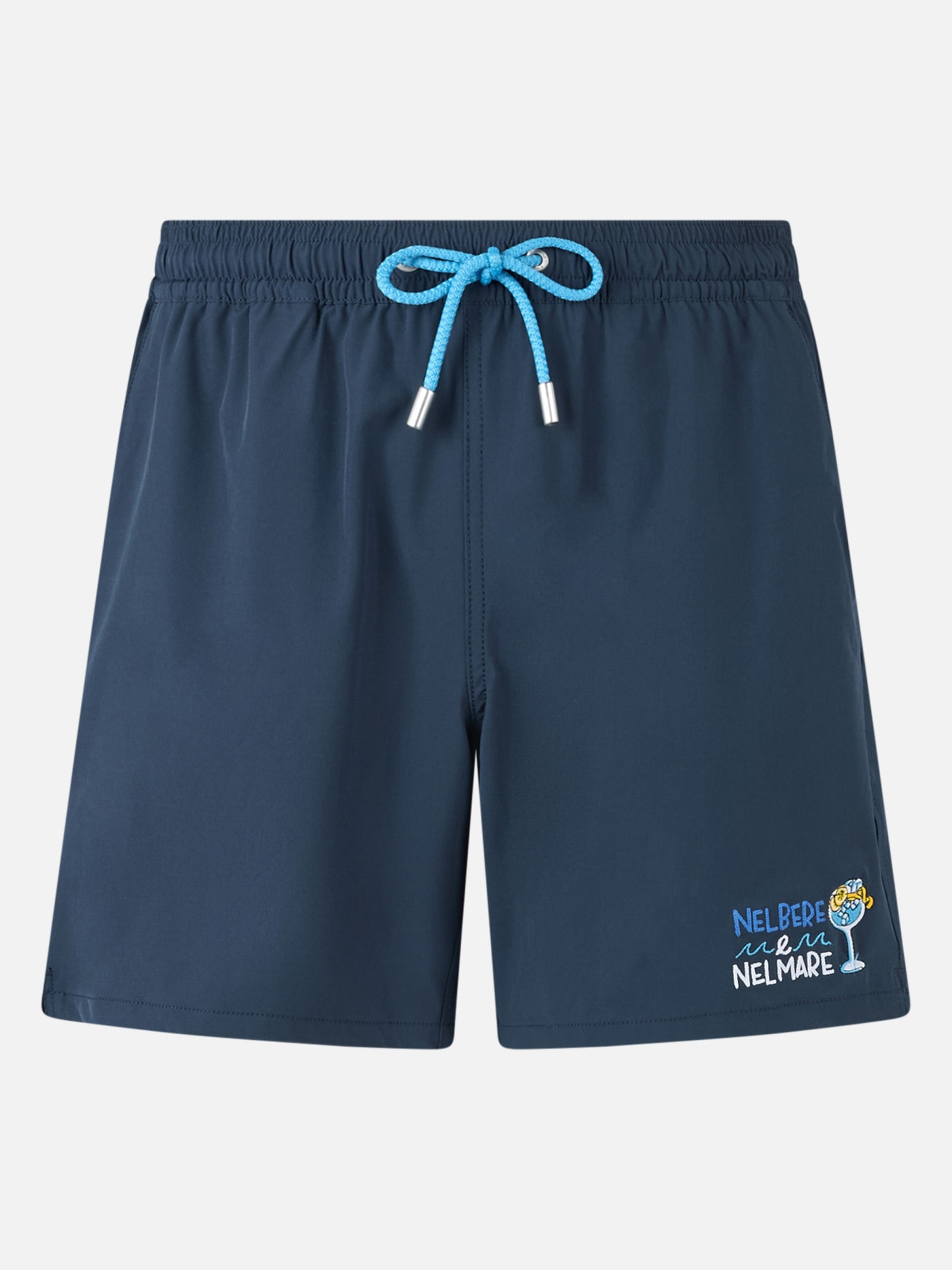 Mc2 Saint Barth Comfort Mid-rise Swim Shorts In Blue