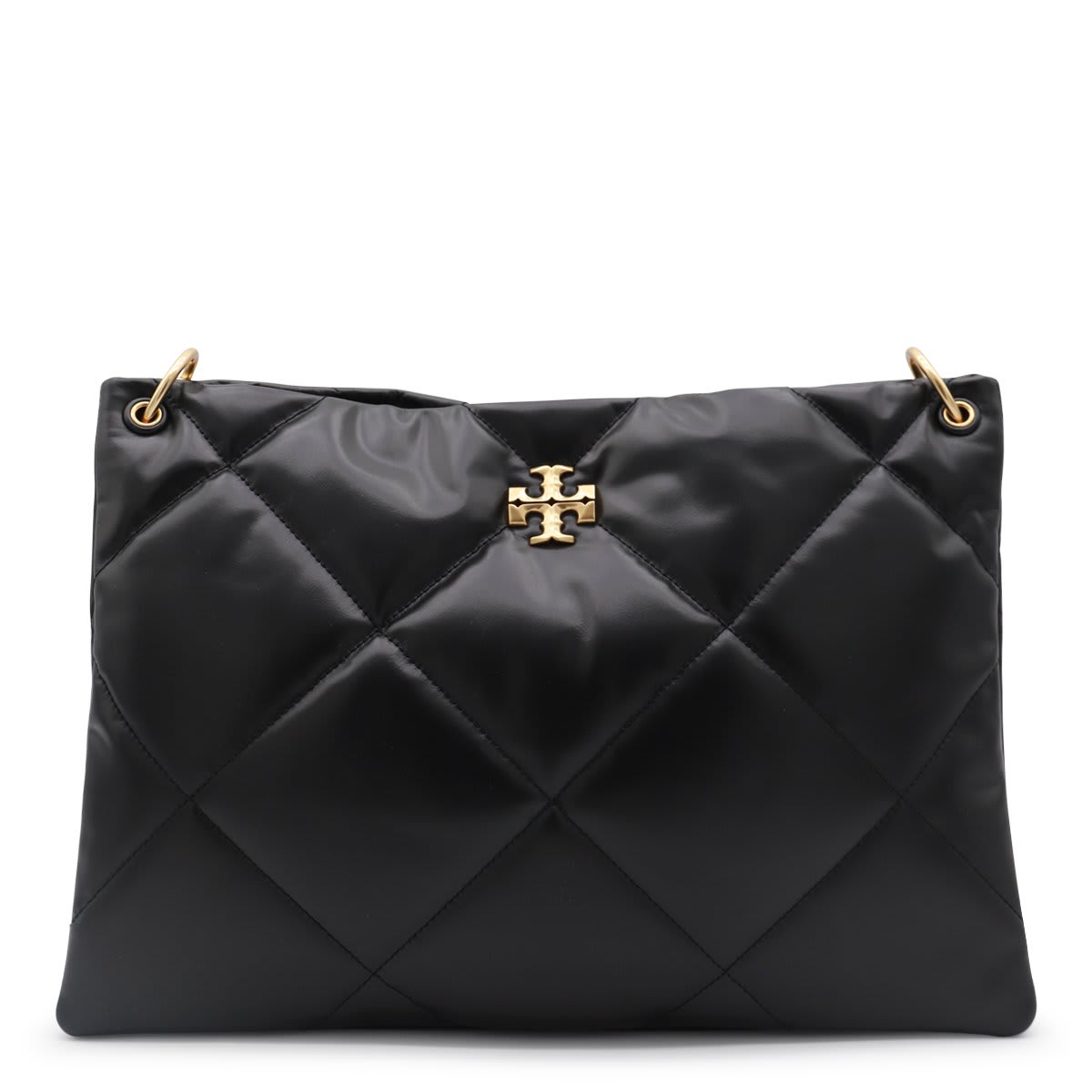 Shop Tory Burch Kira Diamond Quilt Satchel Bag In Black