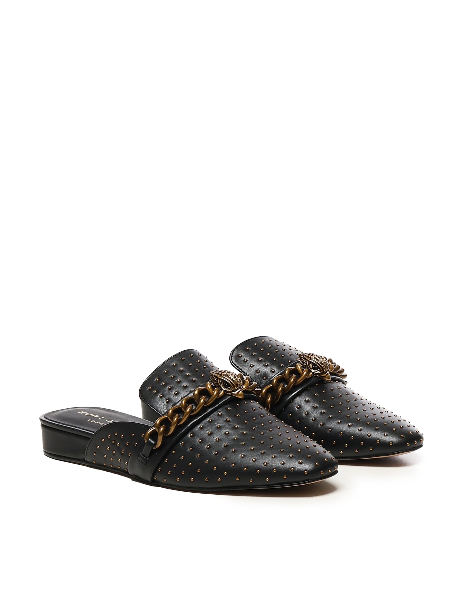 KURT GEIGER CHAIN DETAIL CHELSEA MULES