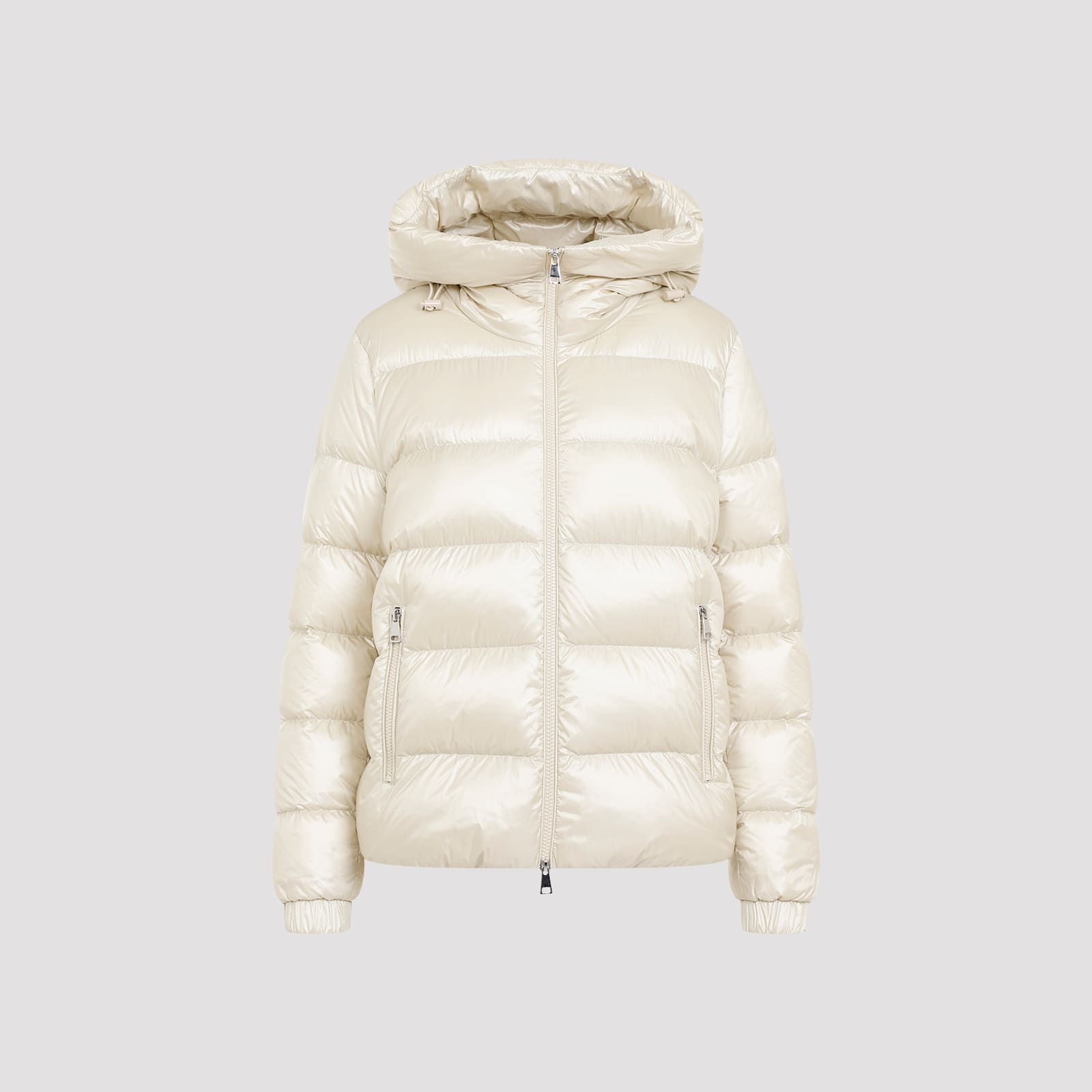 Shop Moncler Biron Jacket In Natural