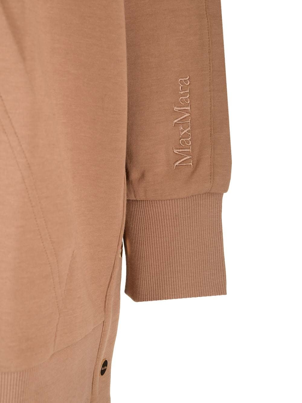 Shop 's Max Mara Oversized Drawstring Hoodie In Cammello