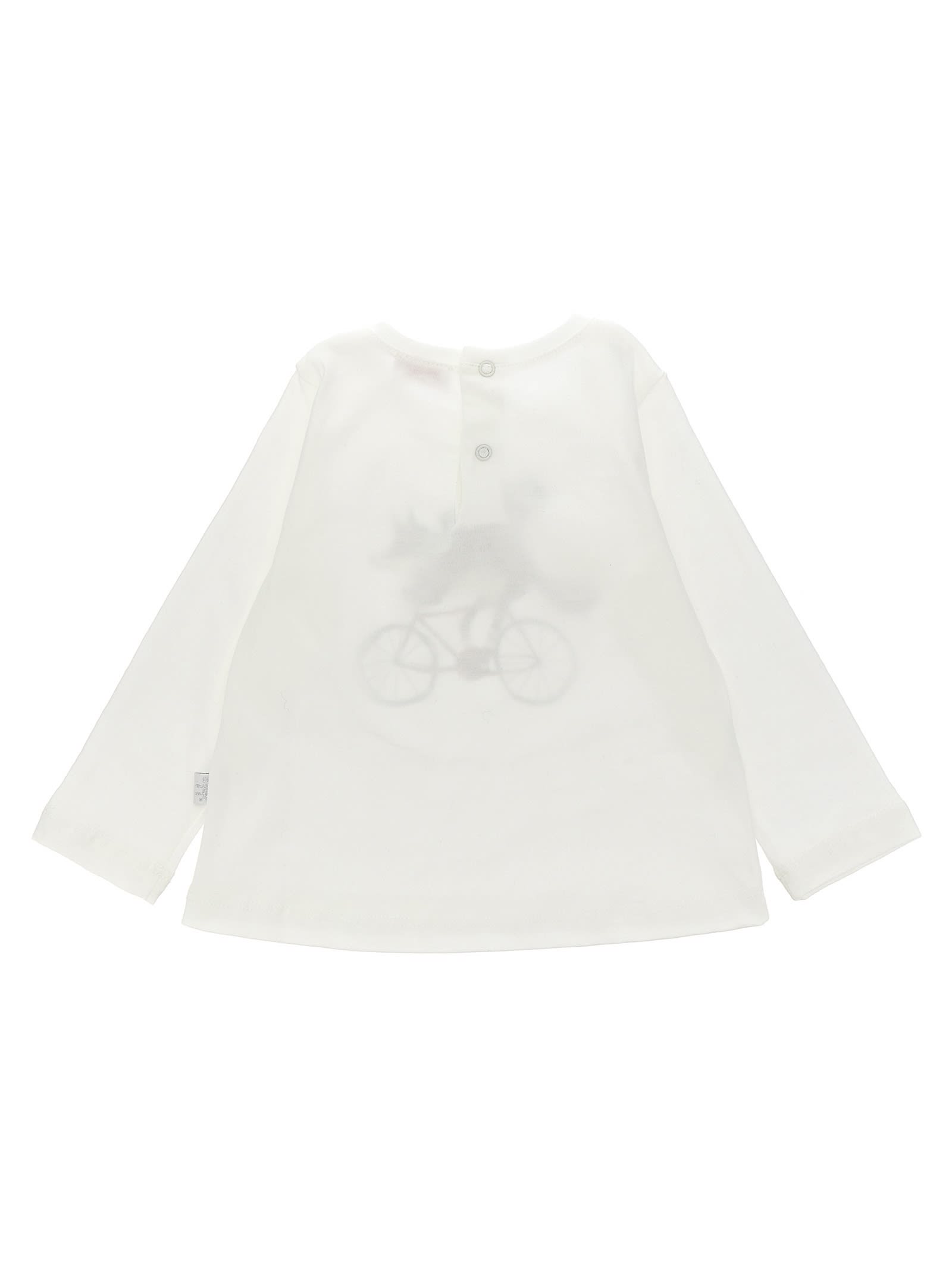 Shop Il Gufo Printed T-shirt In White