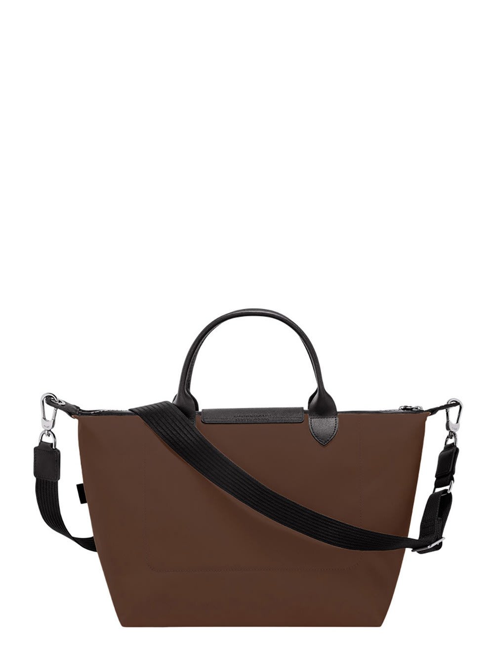 Longchamp Le Pliage Energy Brown Large Handbag With Adjustable And Removable Shoulder Bag And Embossed Logo On