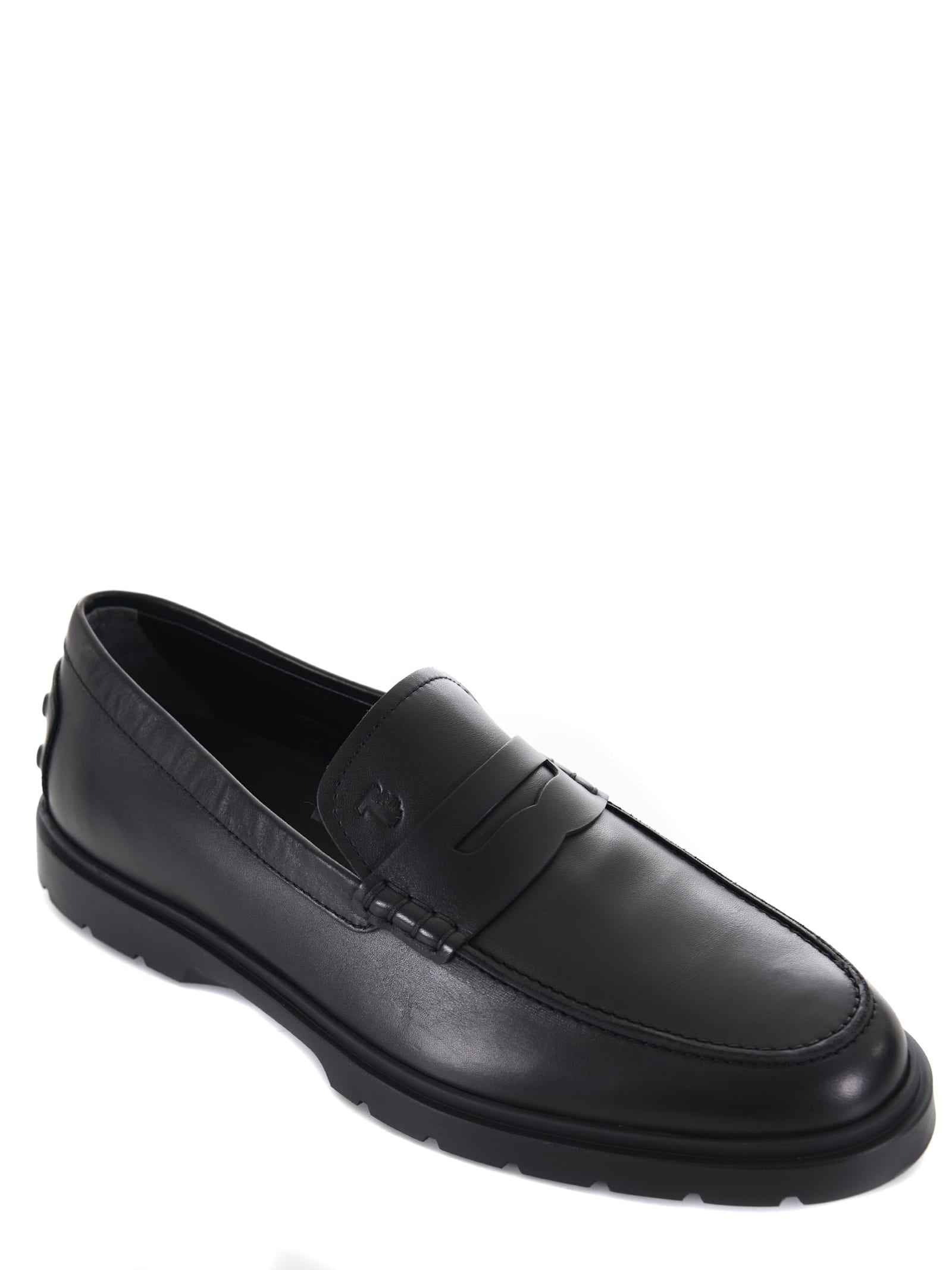 Shop Tod's Tods Moccasin In Black