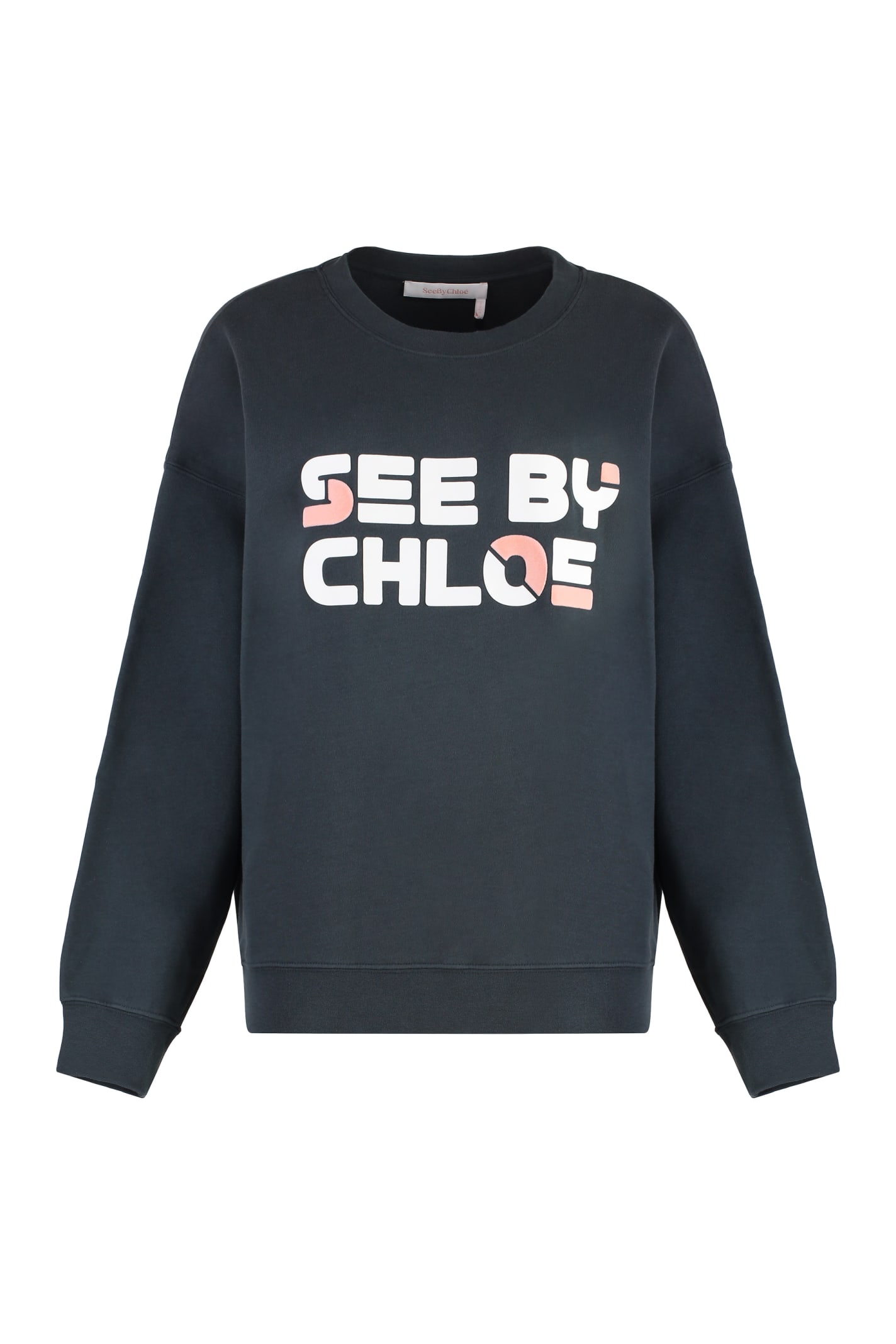 See by Chloé Cotton Crew-neck Sweatshirt