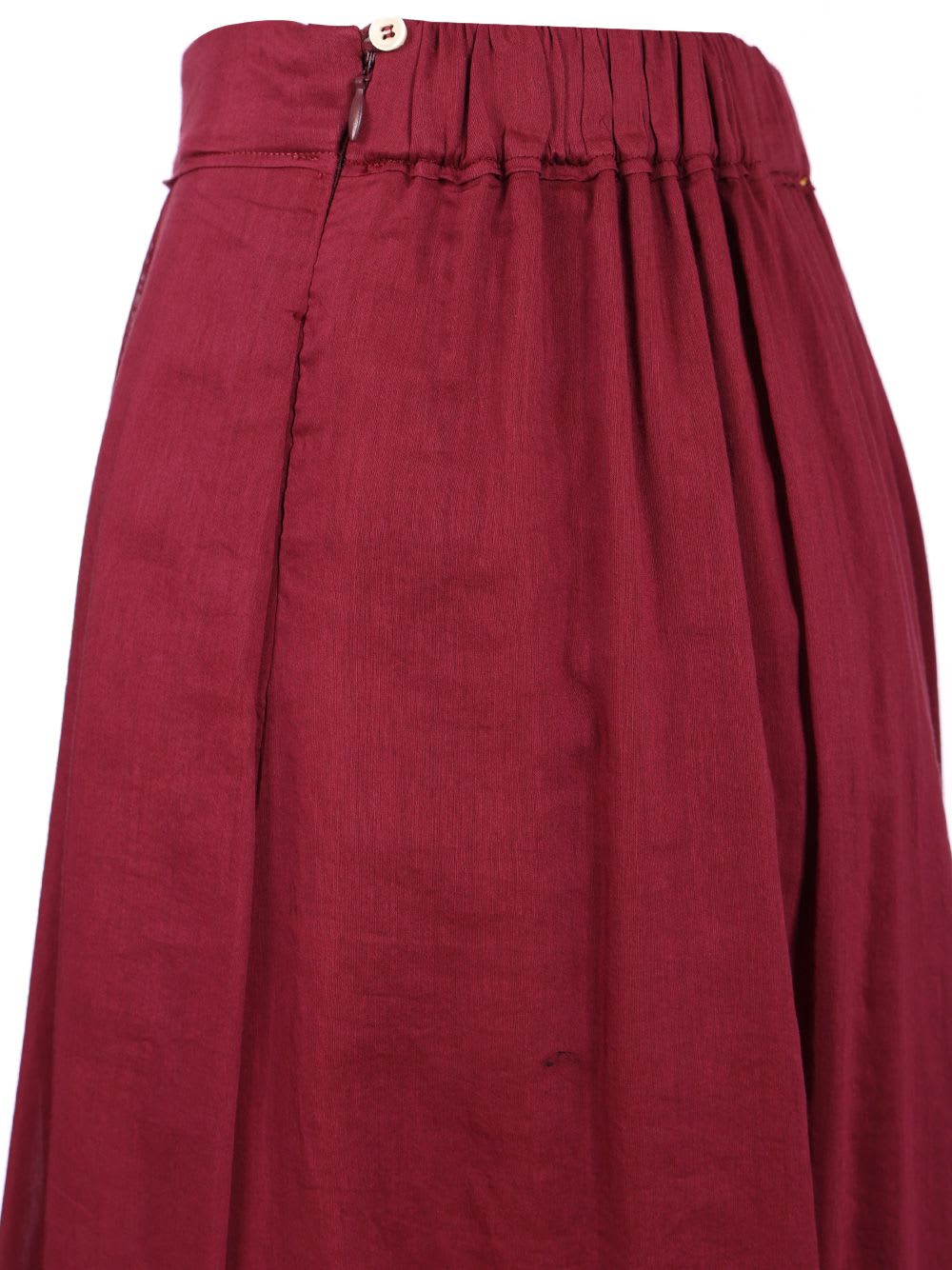 Shop Forte Forte Long Voile Skirt In Red