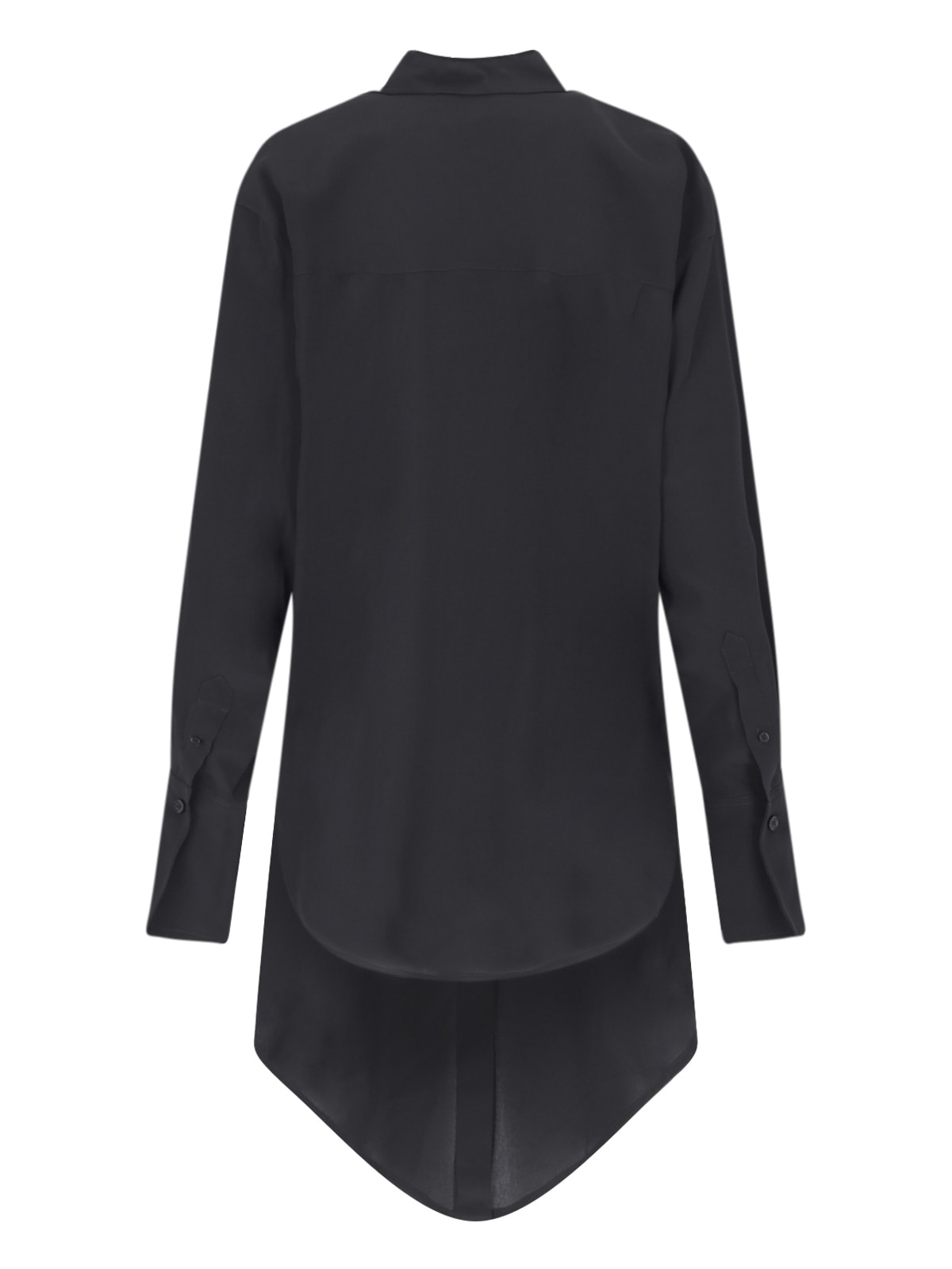 Shop Victoria Beckham Silk Shirt In Black
