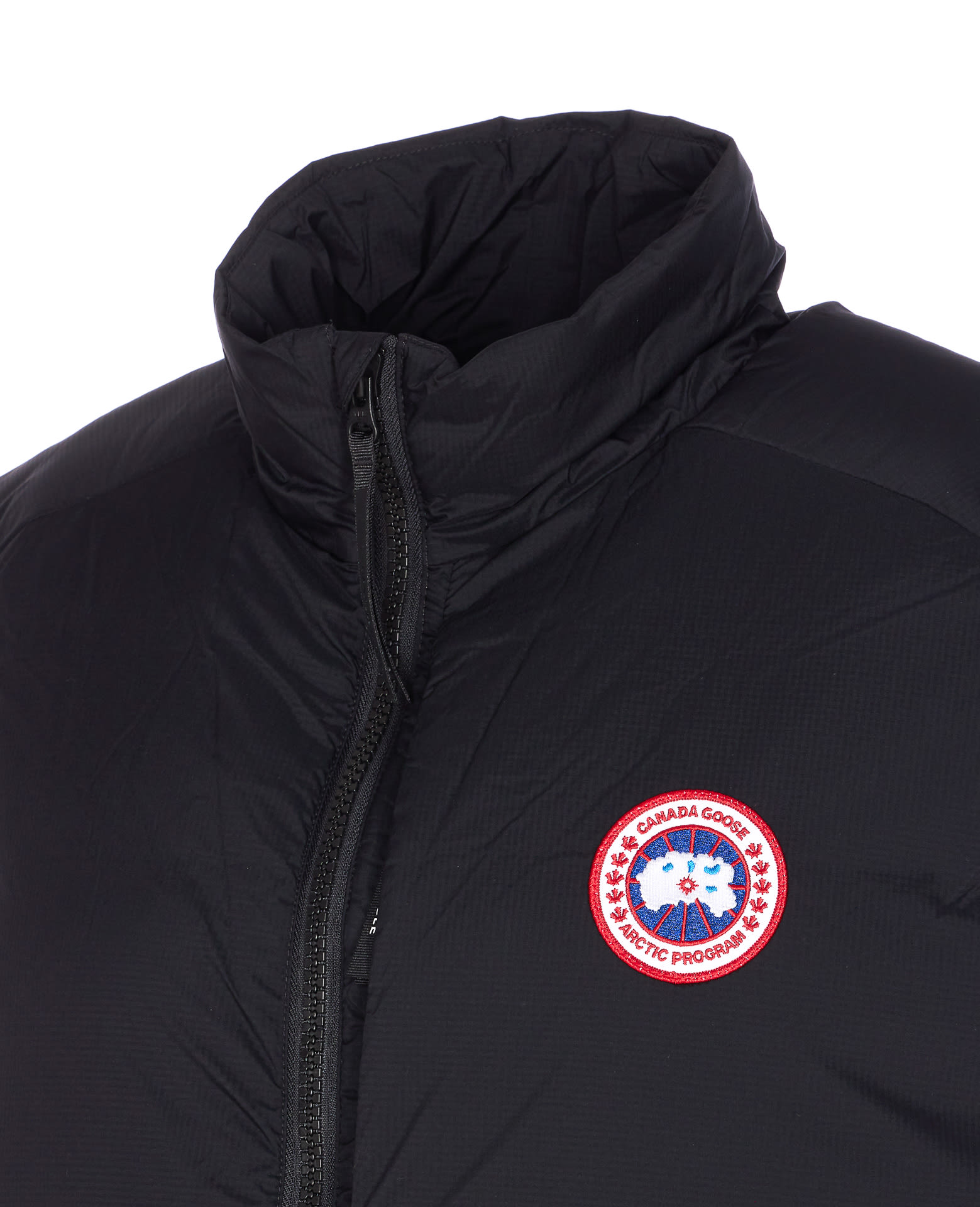 Canada Goose Lodge Sleeveless Jacket In Black
