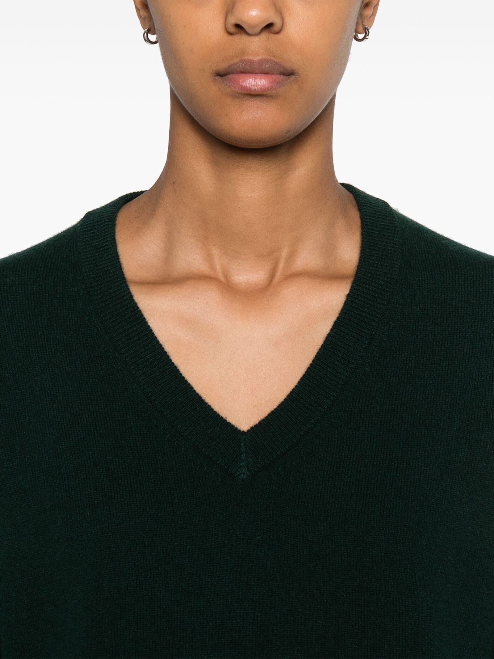 Shop Vince Casual V Neck In Jun Juniper