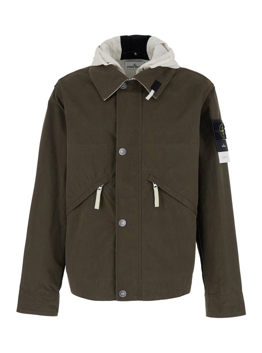 Stone Island Men's Hooded Cotton Jacket