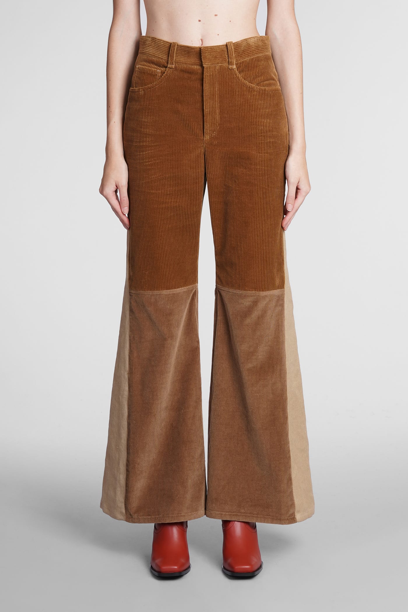 Chloé Pants In Brown Wool