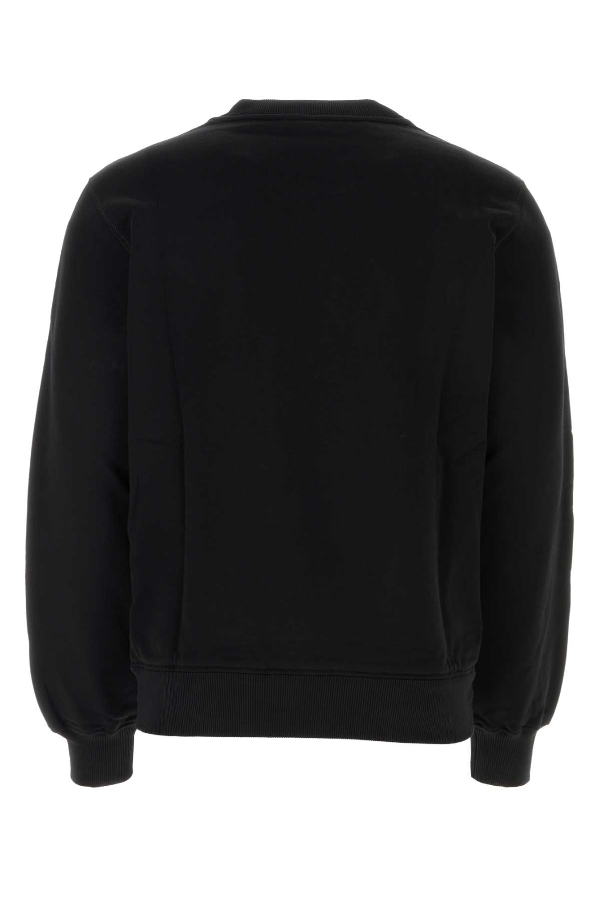 Dolce & Gabbana Black Cotton Sweatshirt In N0000