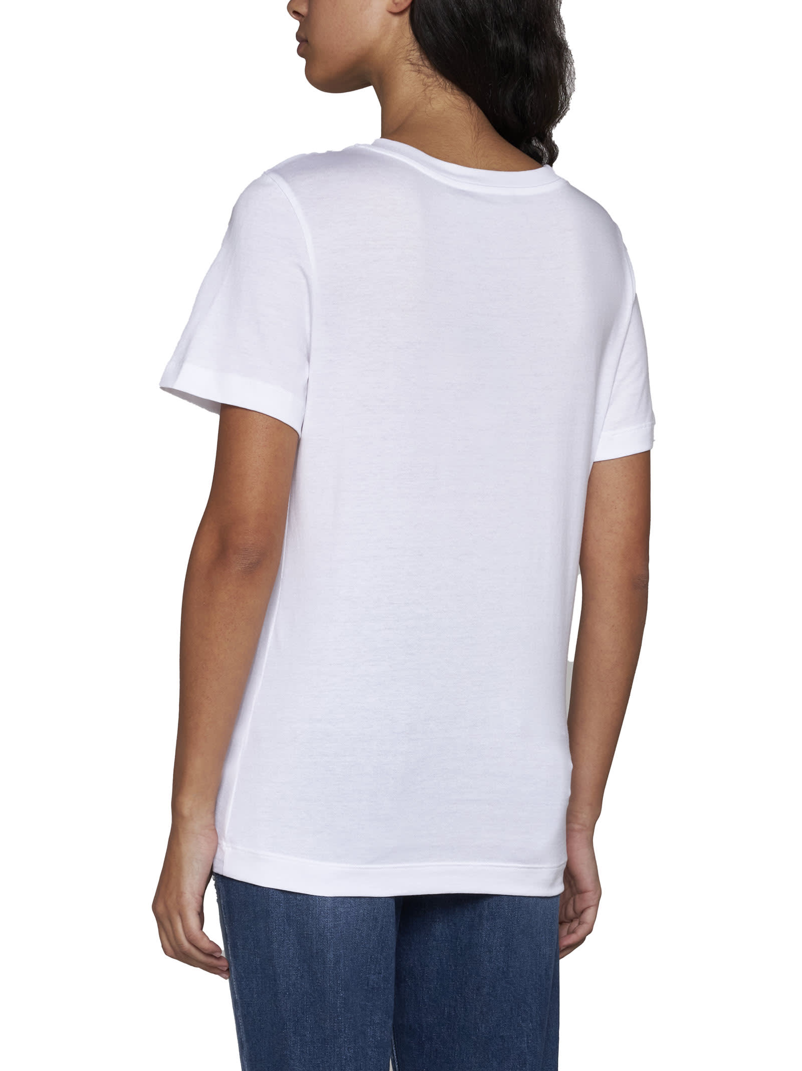 Shop Dolce & Gabbana T-shirt In Bianco Otticco