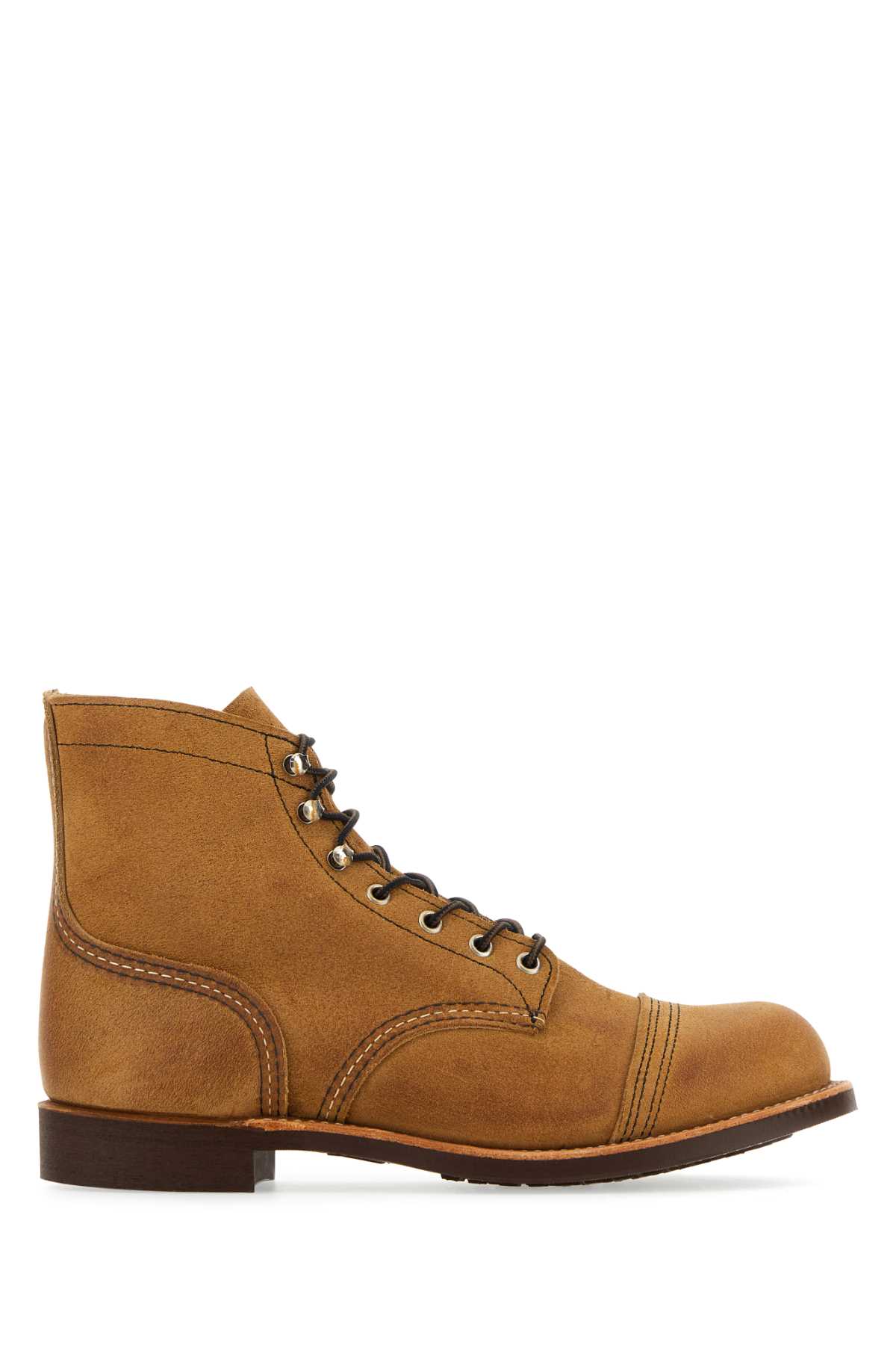 Camel Suede Iron Ranger Ankle Boots