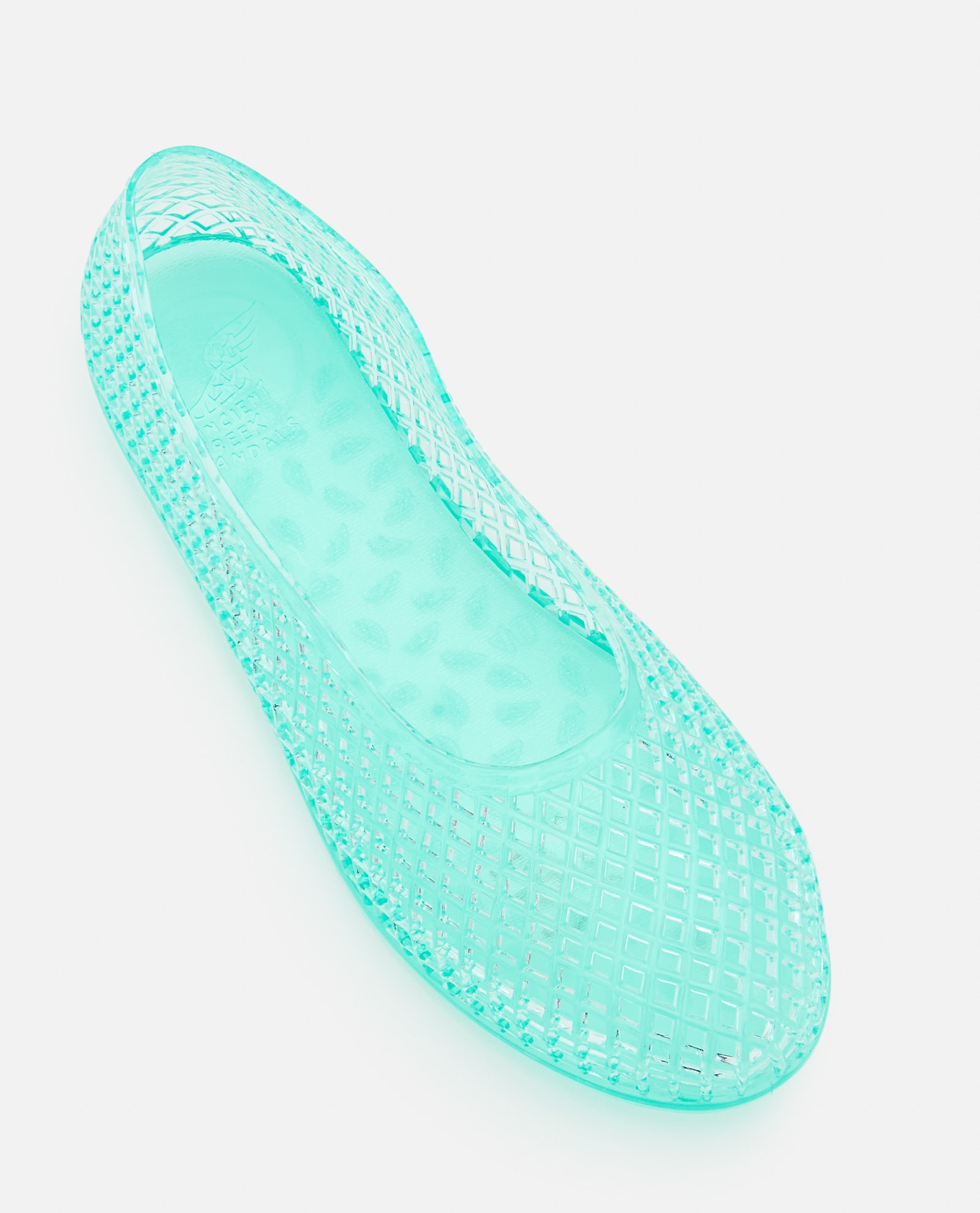 Ancient Greek Sandals Iro Jelly Ballerinas In Clear Blue