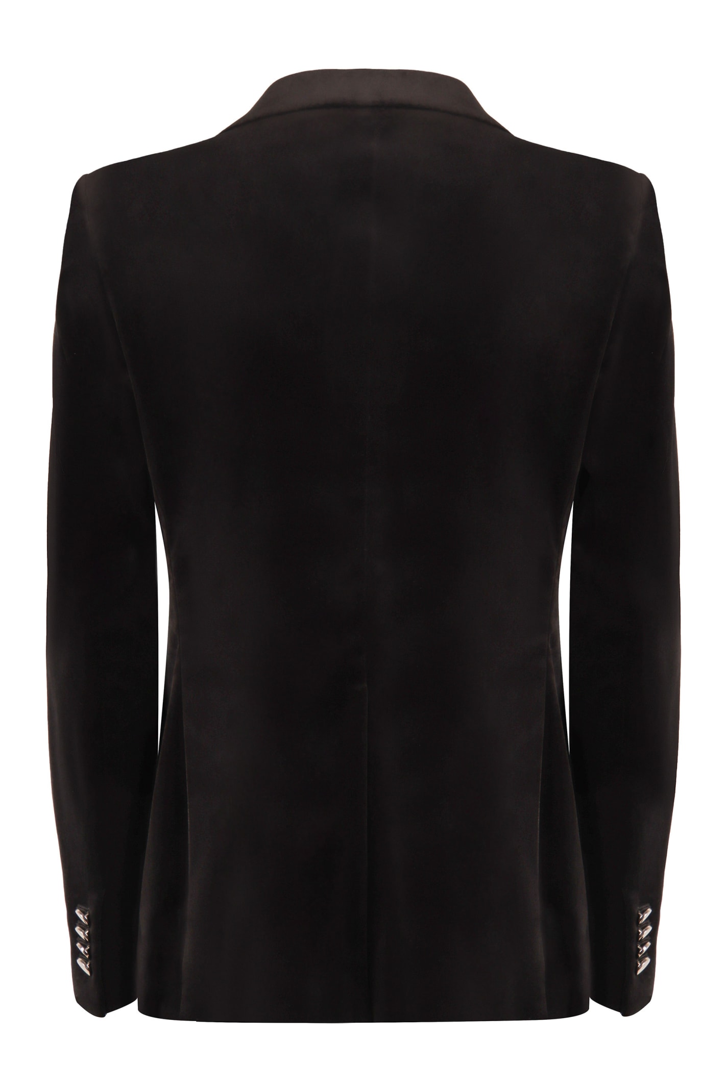 Shop Tagliatore J-parigi Velvet Blazer In Black