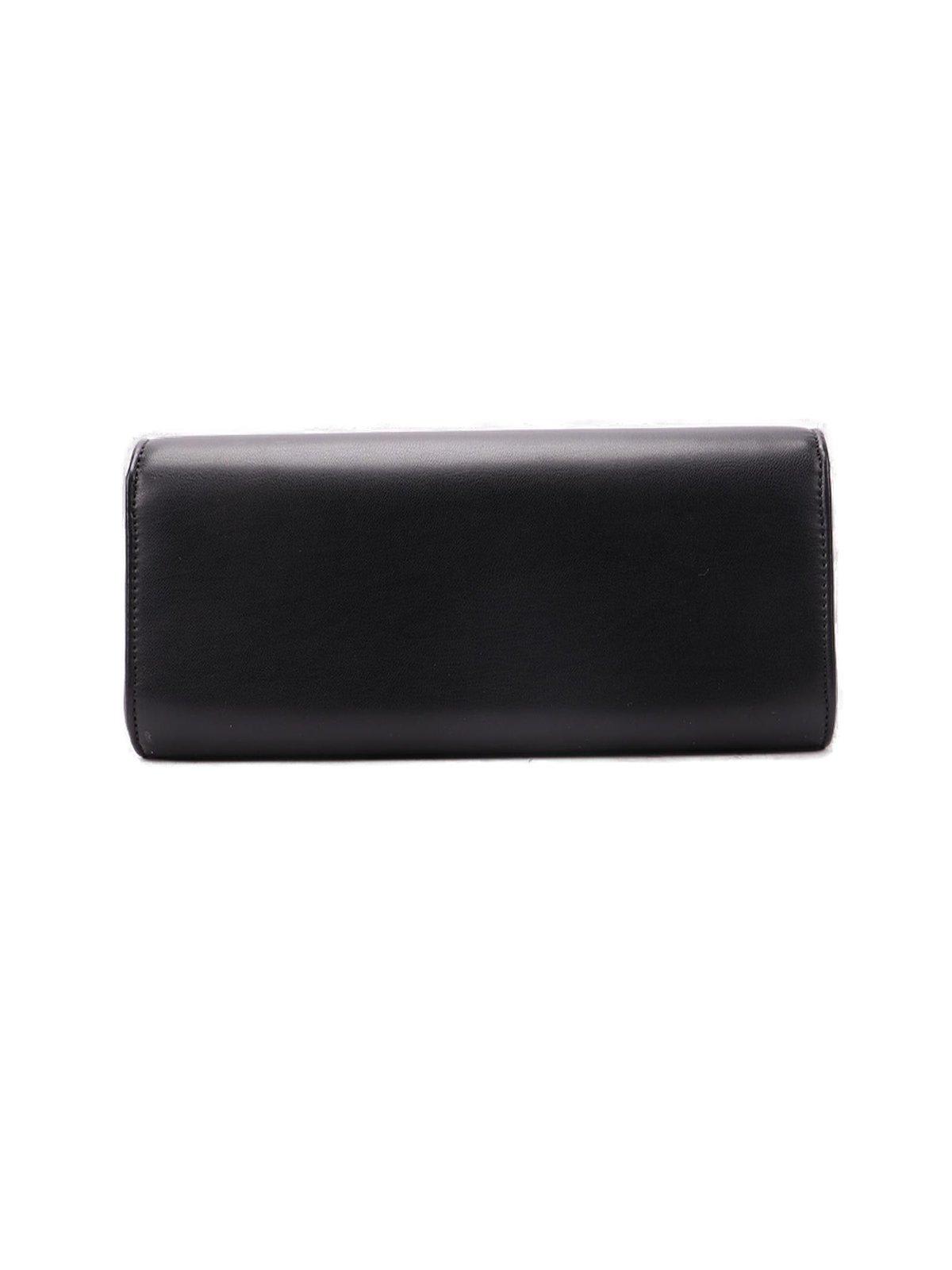 Love Moschino Logo-plaque Chain-linked Crossbody Bag In A Nero