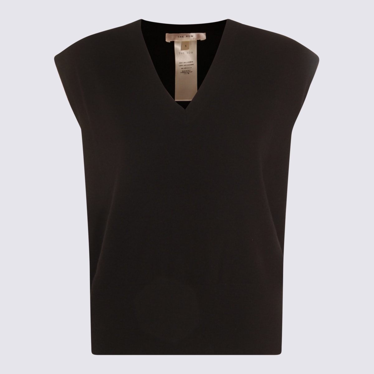 The Row Black Cashmere Knitwear In Black