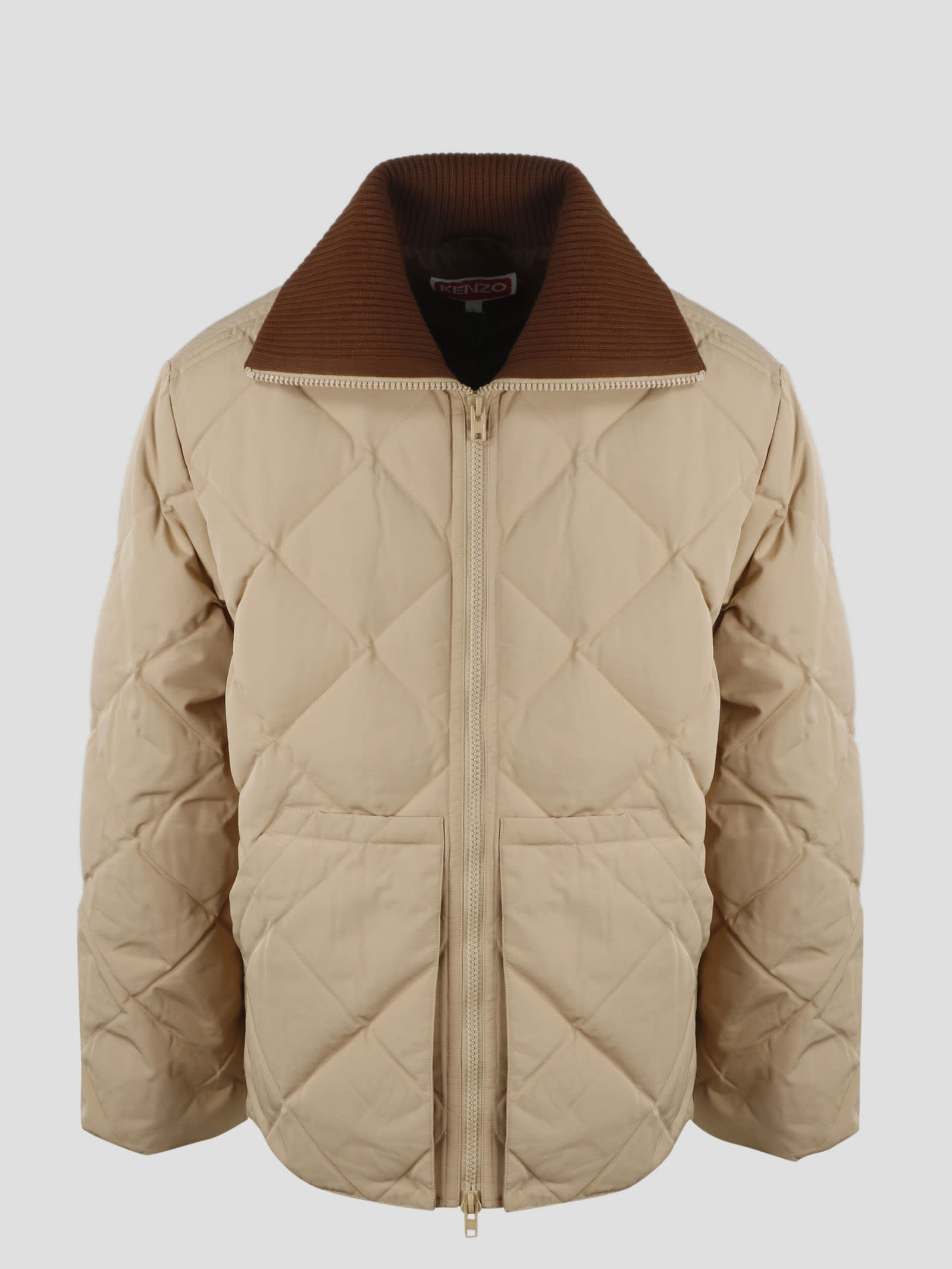 KENZO LIGHTWEIGHT QUILTED DOWN JACKET
